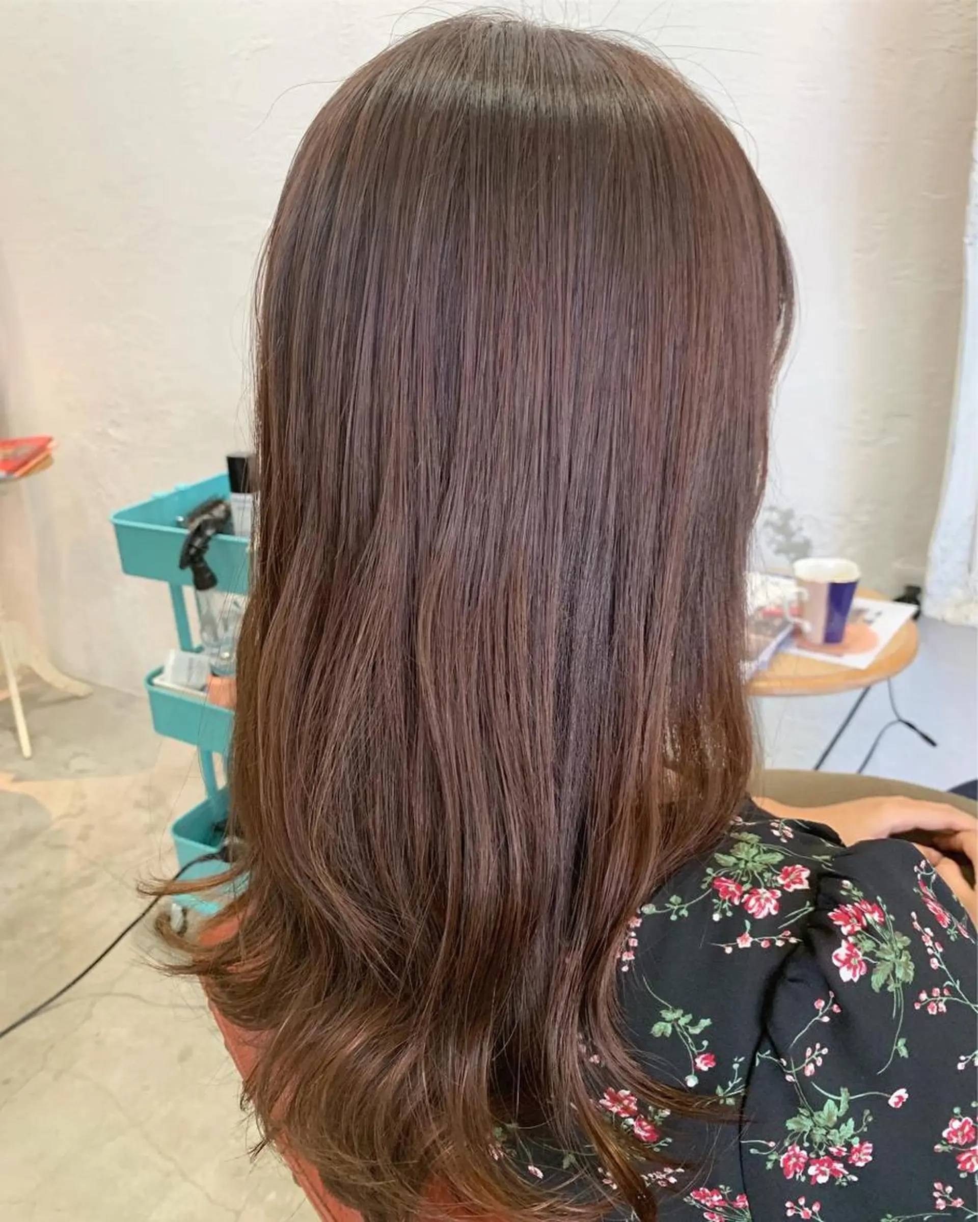 ロング カラー カット ヘアカラー fio マナミのヘアスタイル