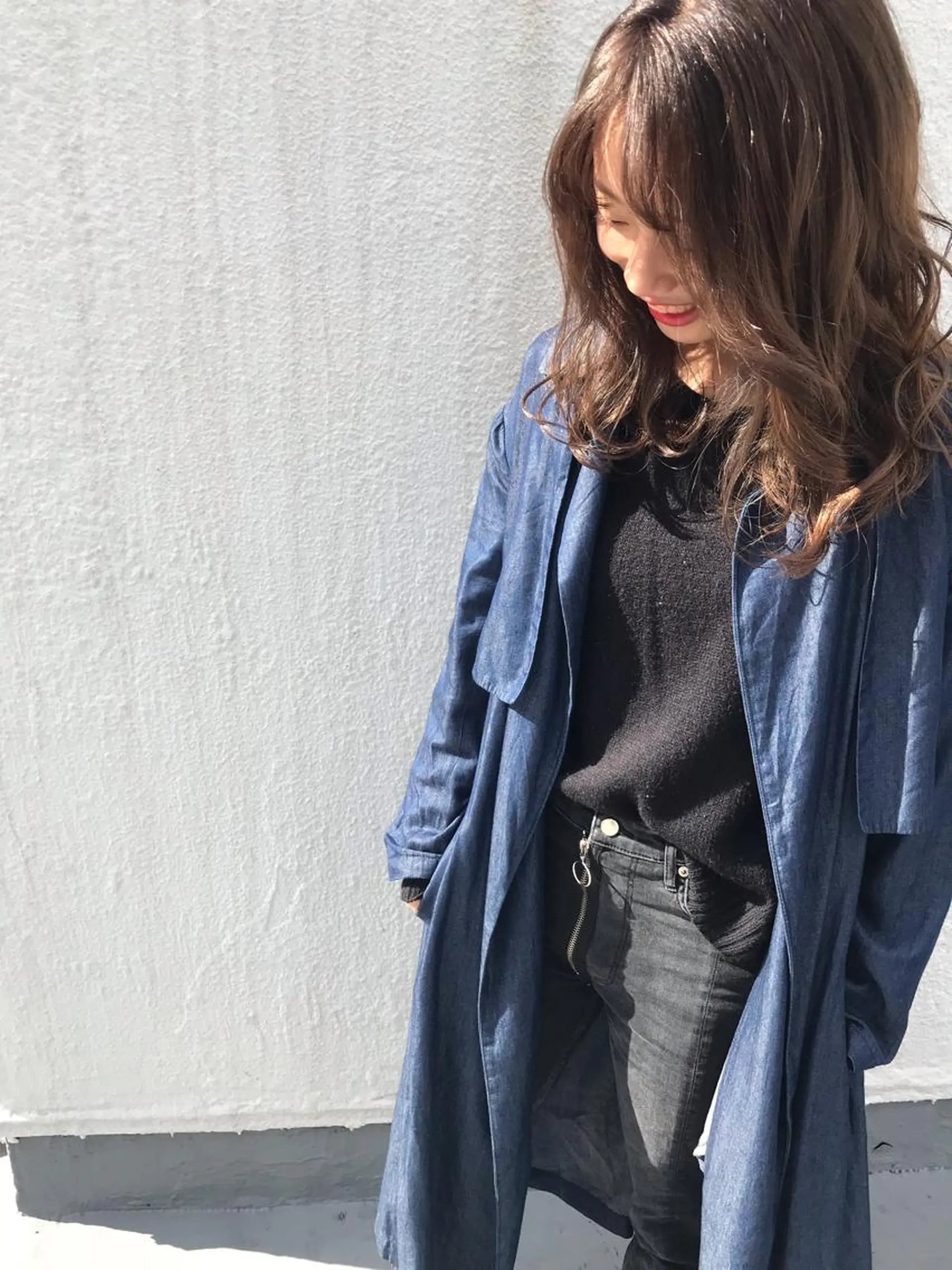 セミロング カラー ヘアアレンジ hair &make EPICRUMIのヘアスタイル