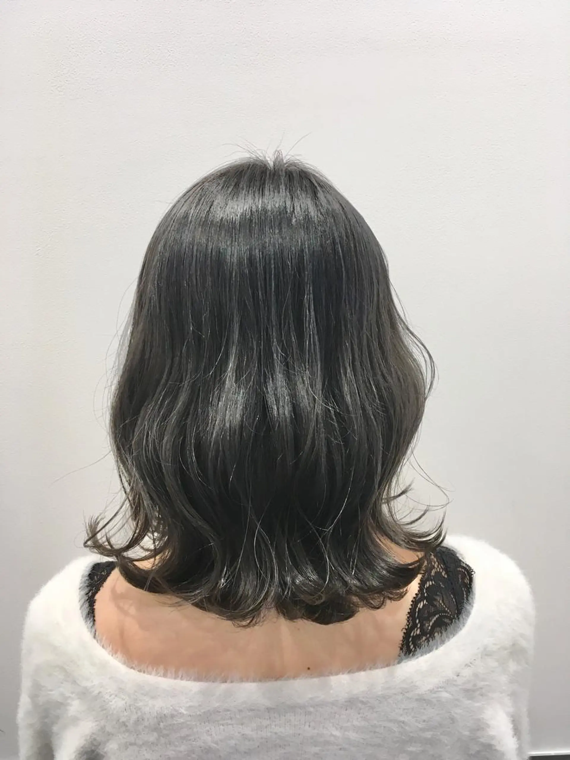 ミディアム カラー グレージュ ヘアカラー トリートメント ヘアセット yoshi ☆のヘアスタイル