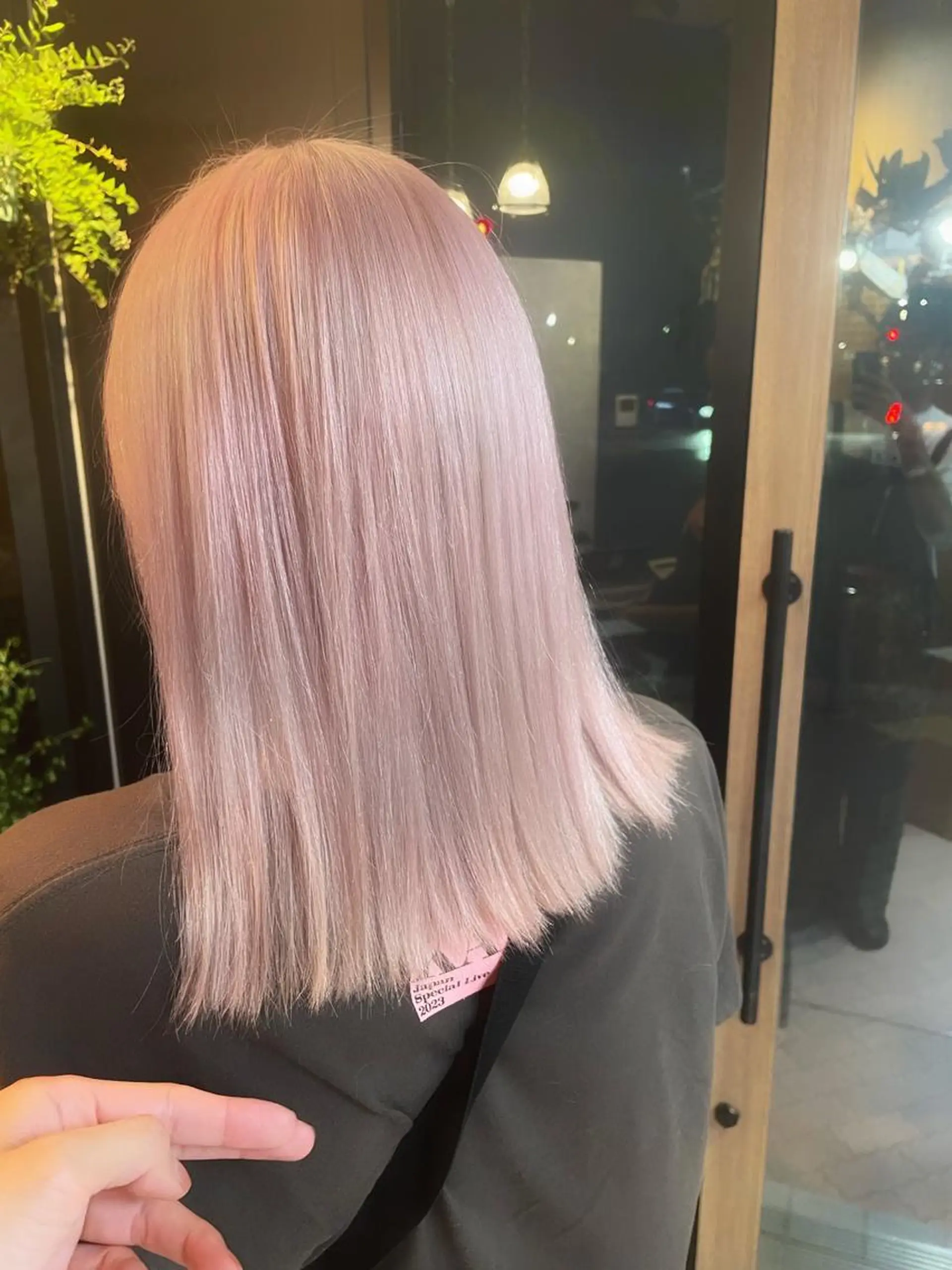 セミロング カラー カット ヘアカラー トリートメント かわさき ともやのヘアスタイル