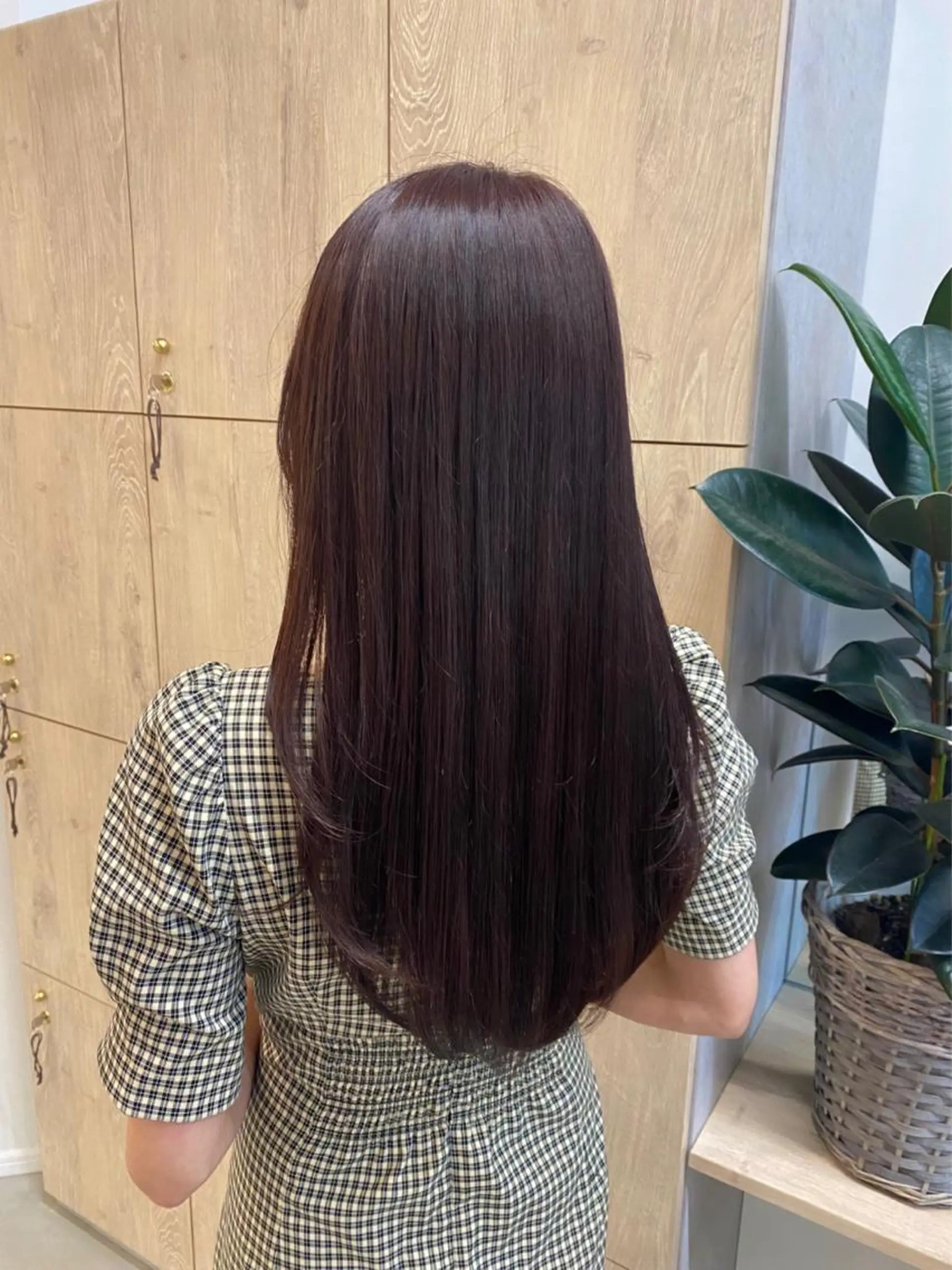 ロング カラー 透明感カラー ラベンダーカラー ピンクカラー ピンクラベンダー カット ヘアカラー トリートメント sanae /透明感カラーのヘアスタイル