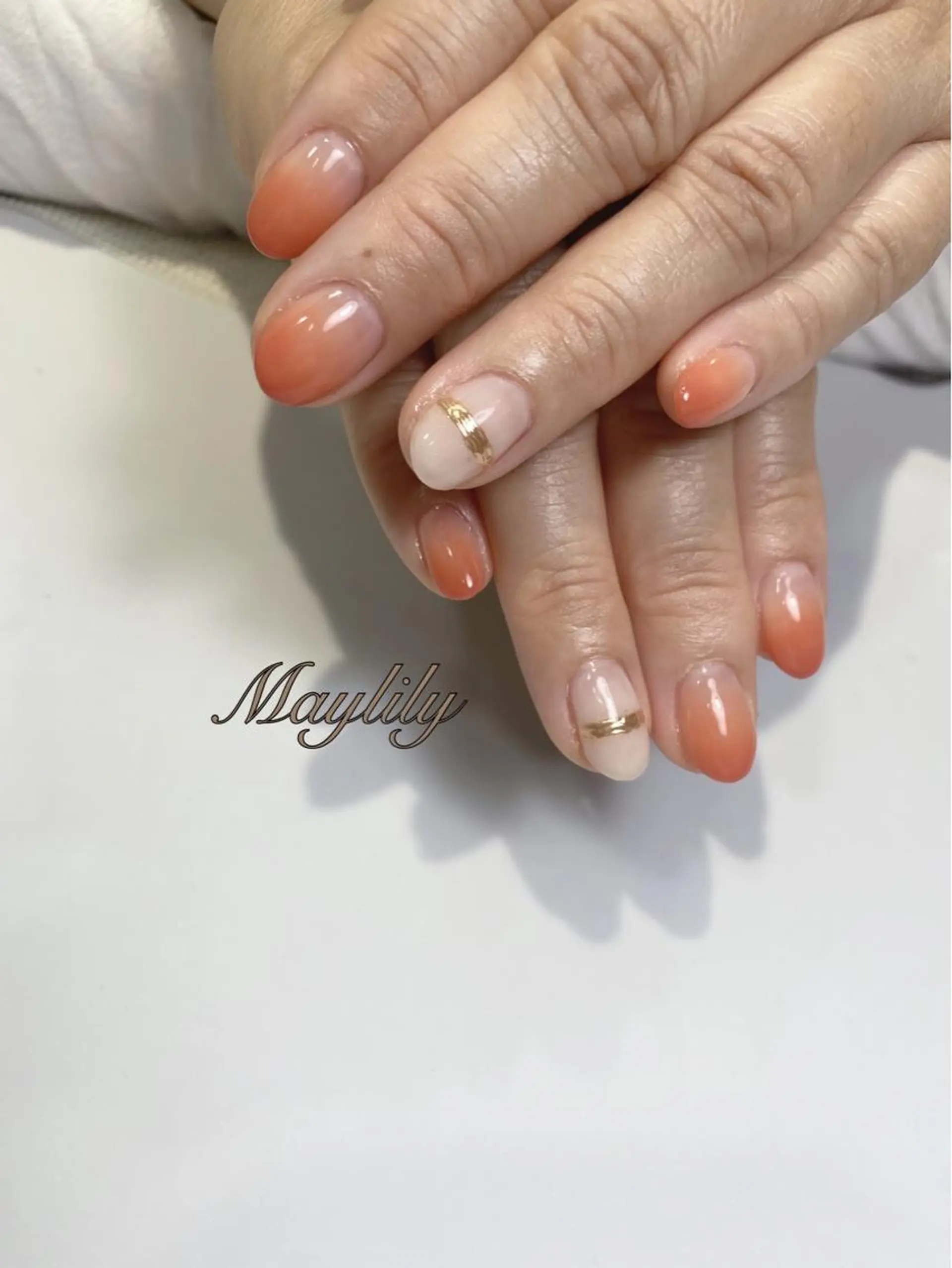 ネイル グラデーション ハンドネイル Nail salon Maylilyのネイルデザイン