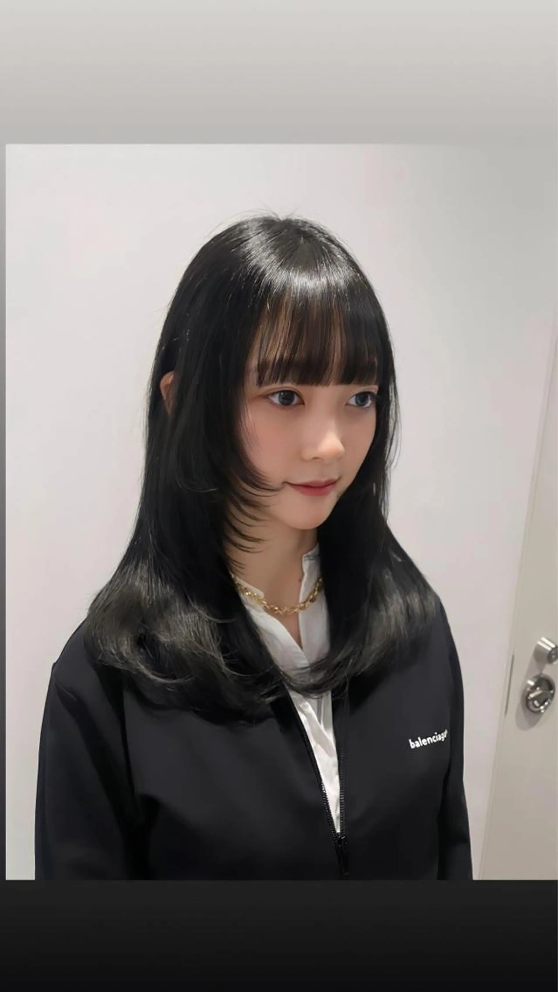 ロング カット ヘアカラー トリートメント 銀座／レイヤーカット 🤍内野すみれのヘアスタイル