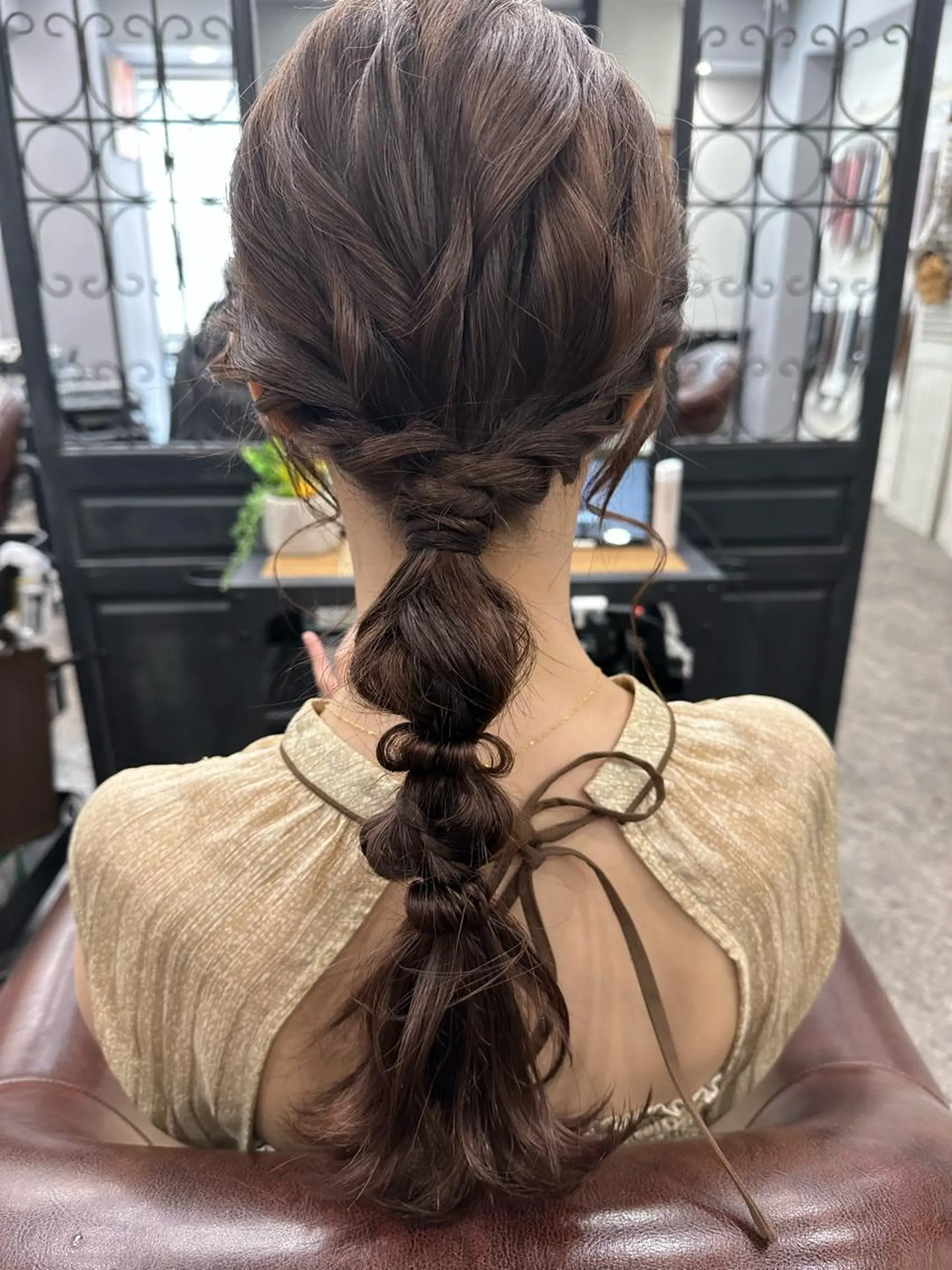ロング ヘアアレンジ ポニーテール デート 簡単アレンジ 韓国風ヘア 浴衣 韓国メイクサロン YUKINA東京のその他イメージ
