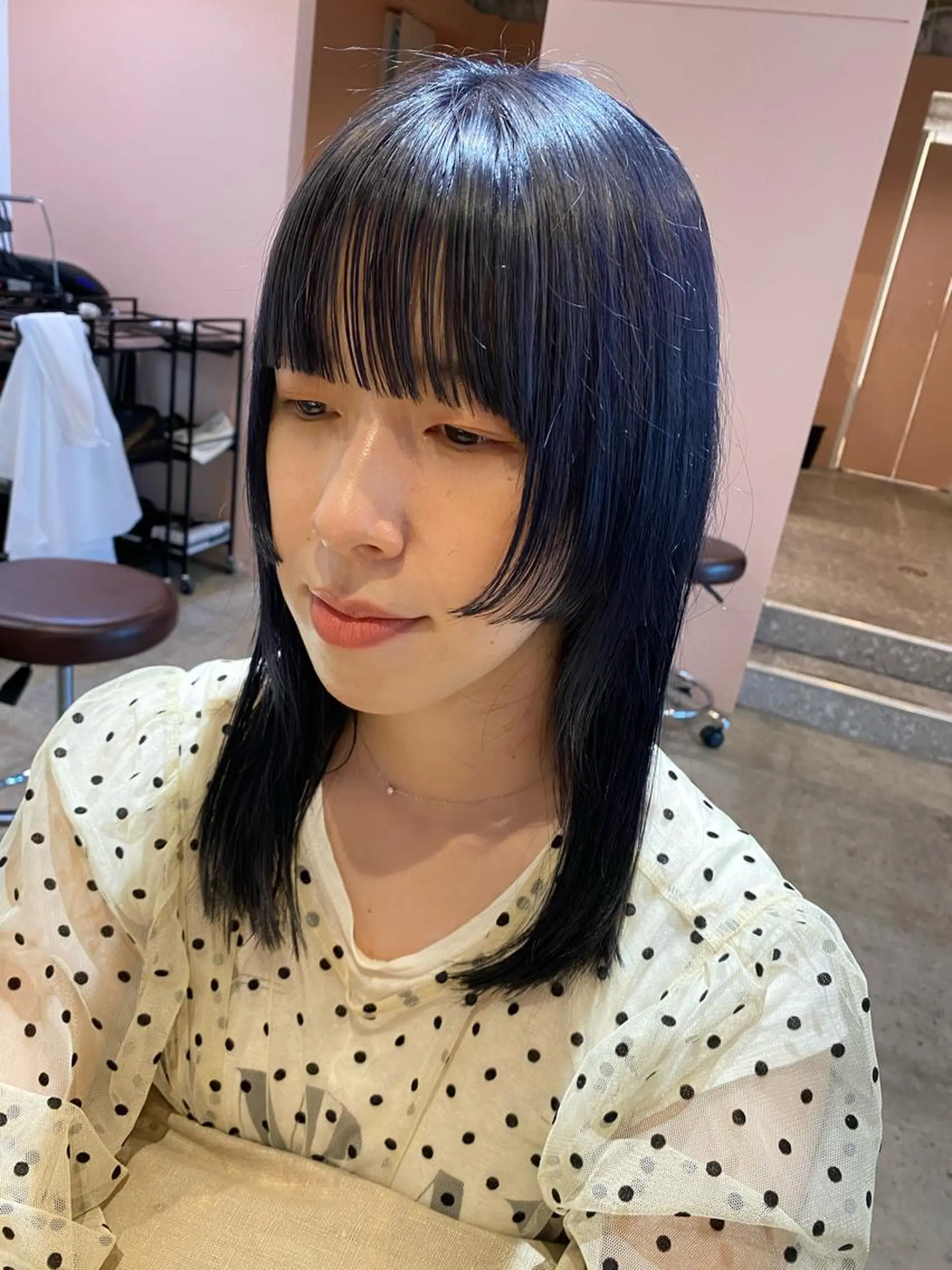 ロング カラー カット ヘアカラー トリートメント Hayashi Shioriのヘアスタイル