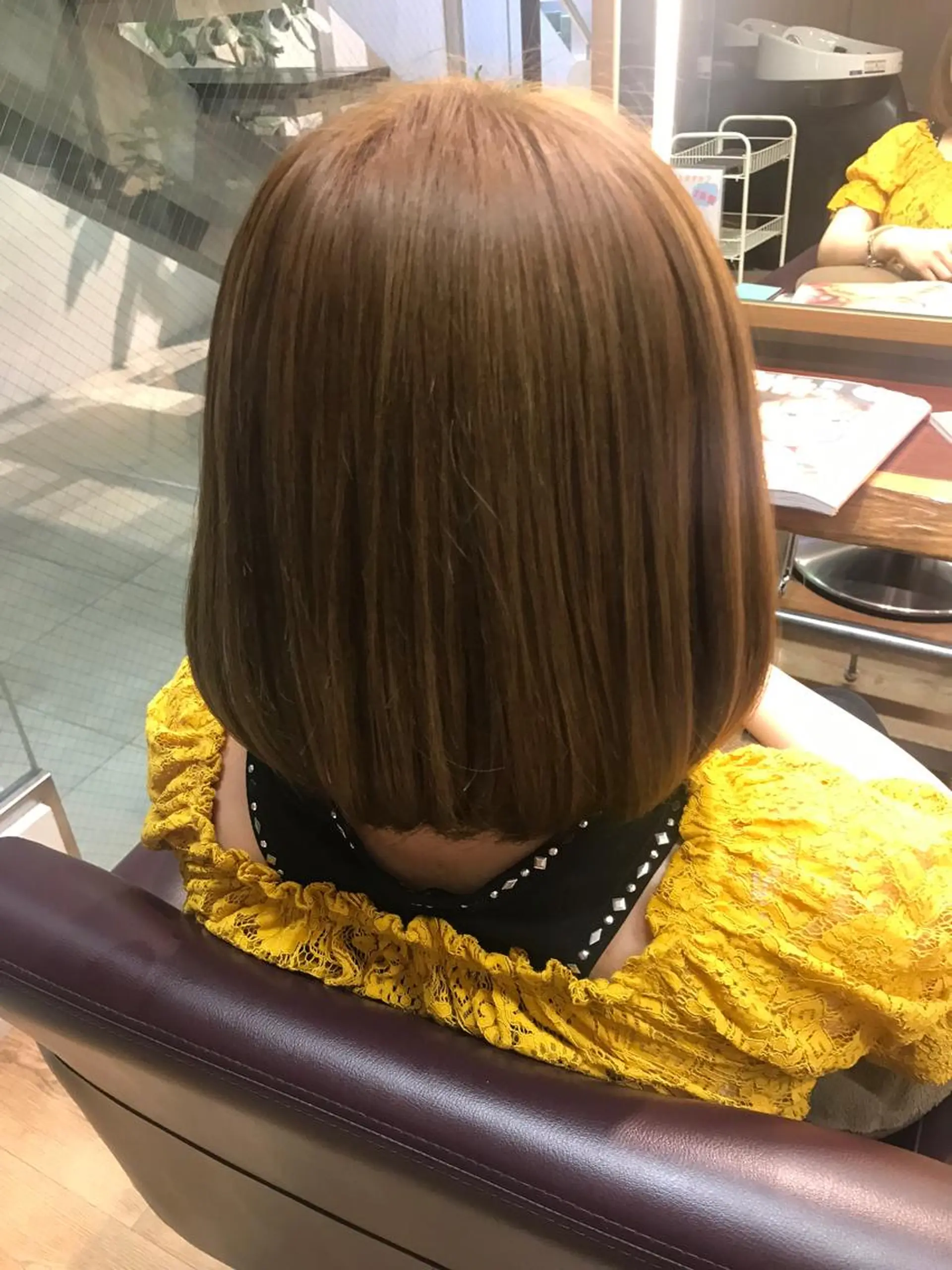 ミディアム 🫧透明感カラー/ ボブ/小笠原汐海🪽のヘアスタイル