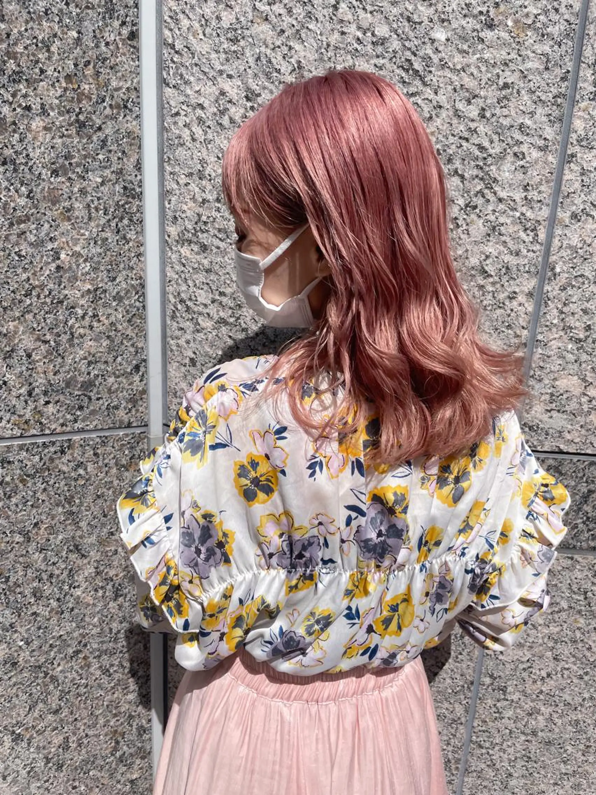 ミディアム カラー ヘアアレンジ cherir髪質改善 パーソナルカラー診断のヘアスタイル