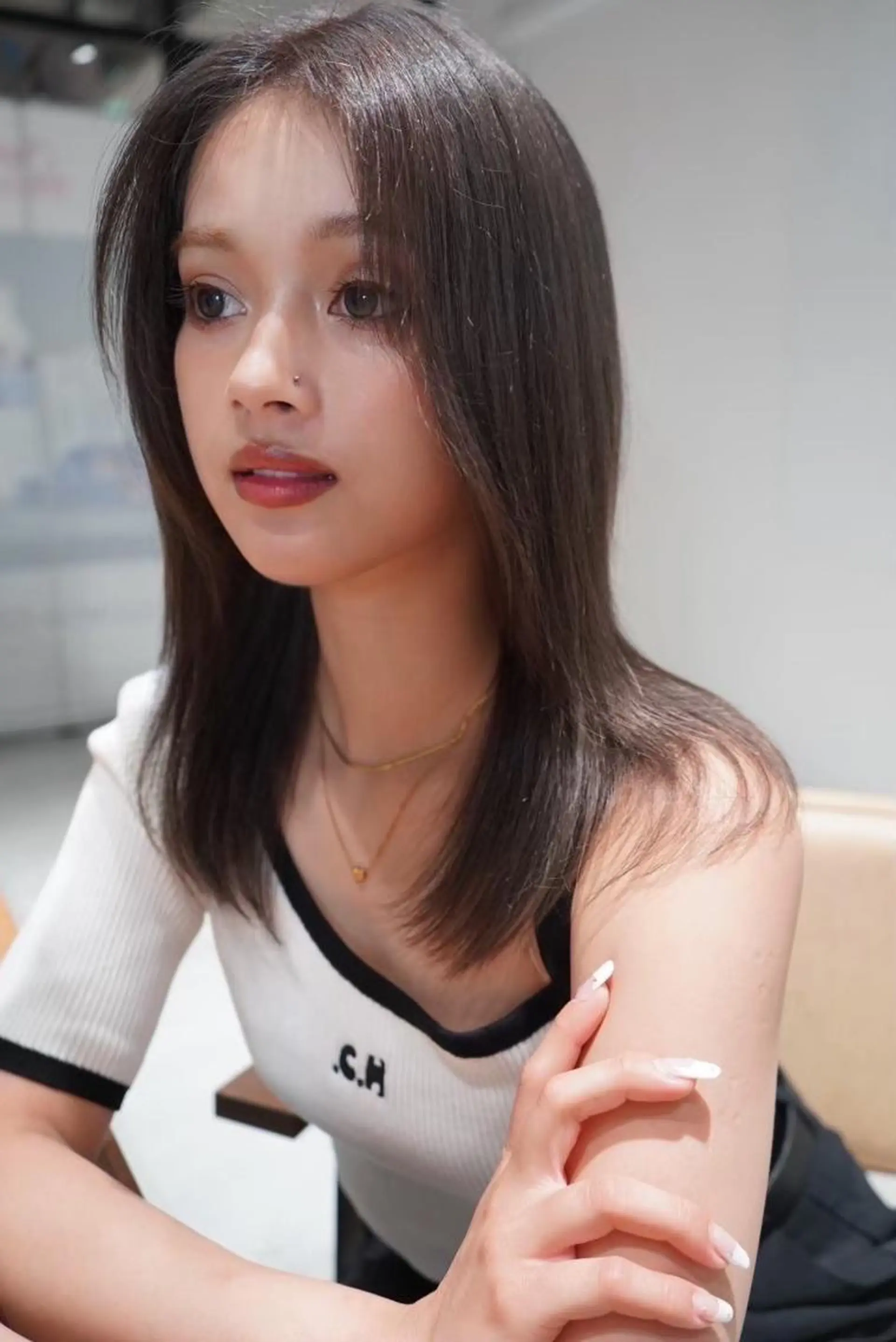 セミロング カラー カット ヘアカラー ANGELICA 近鉄奈良店のヘアスタイル