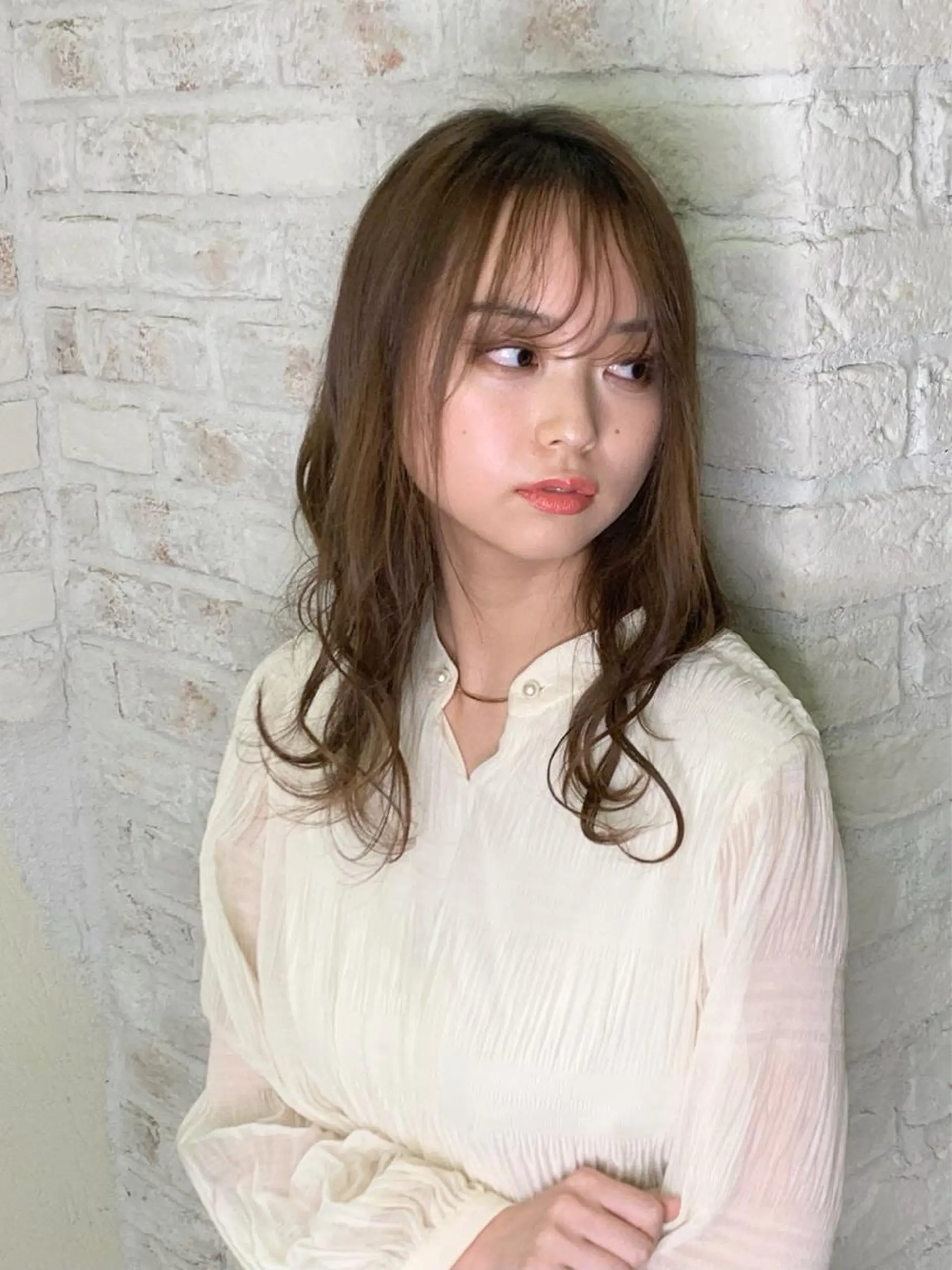 ミディアム カラー 谷 英幸のヘアスタイル