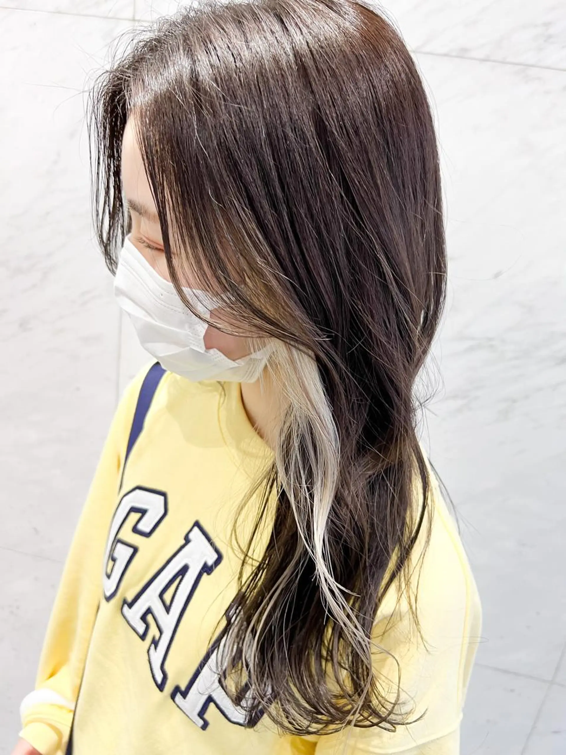 ロング カラー ベイリコルド　アトリ 店長　宮城一真のヘアスタイル