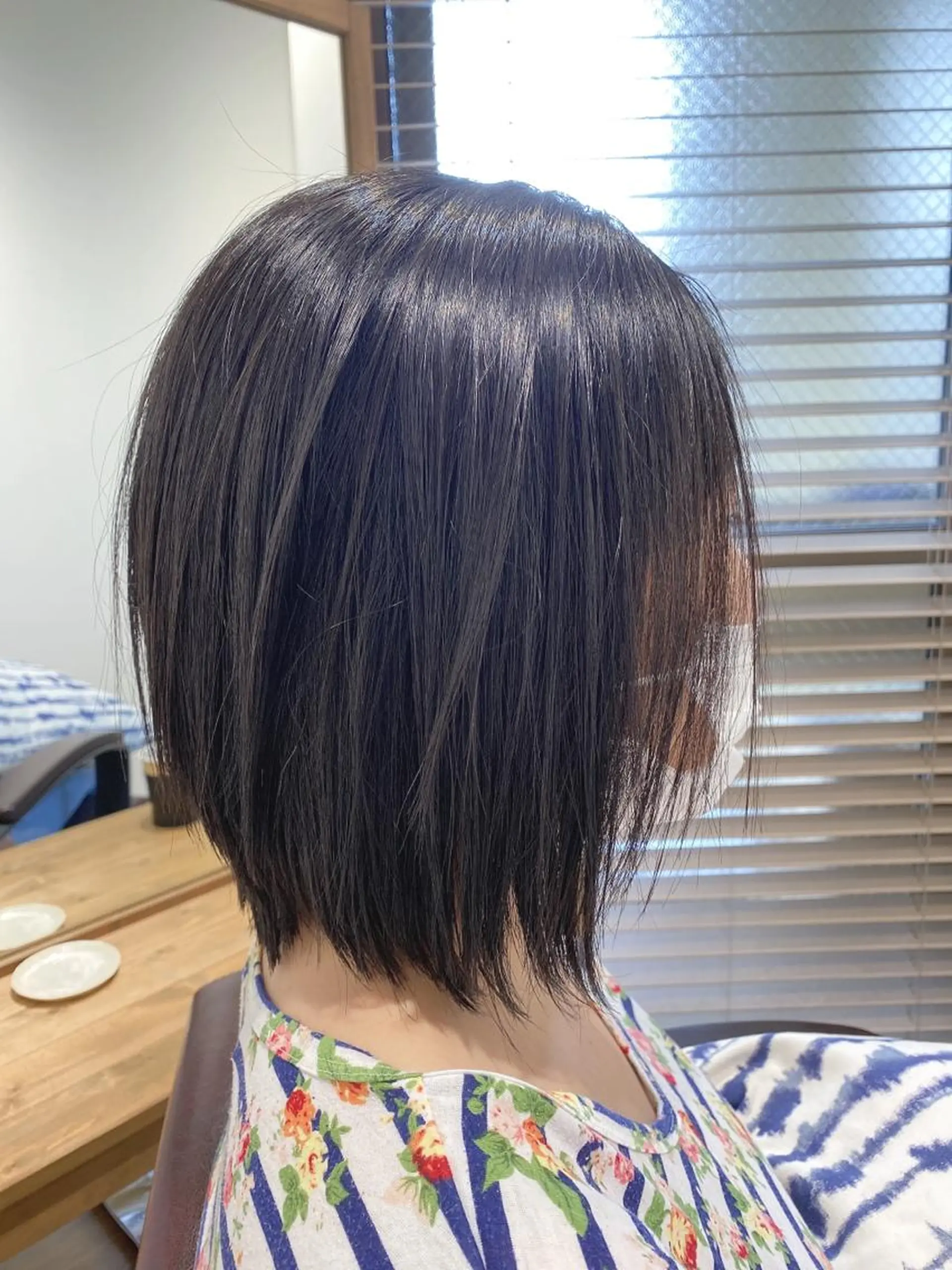 ミディアム 縮毛矯正 ハイライト⭐️上野 高広のヘアスタイル