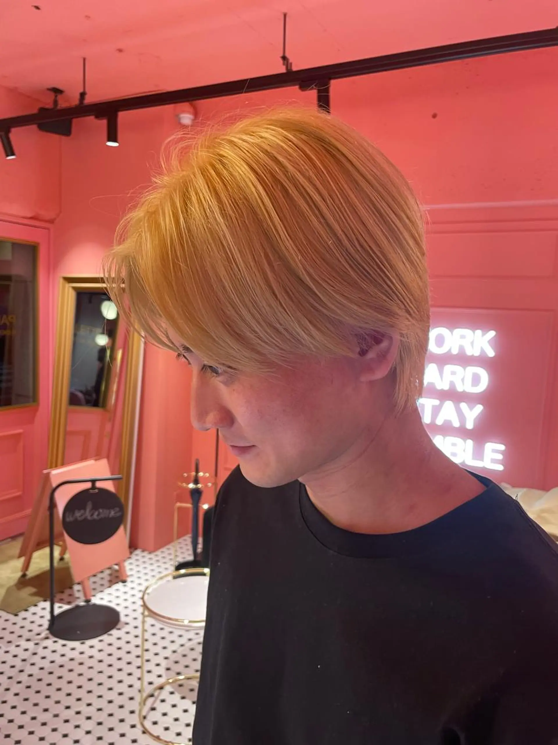 ショート メンズ 神 嵩徳のヘアスタイル