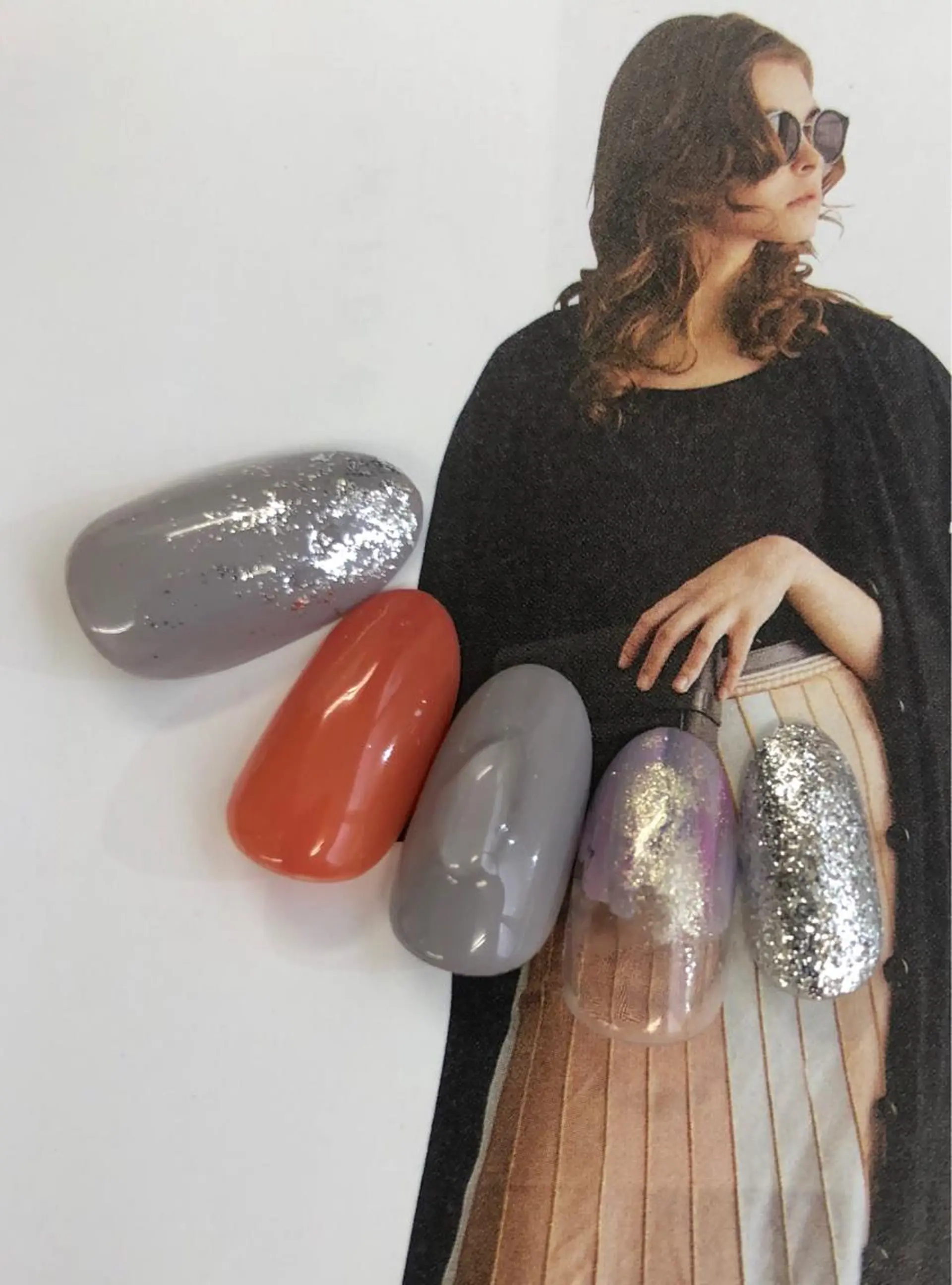 ネイル オレンジ Nail salon Museのネイルデザイン