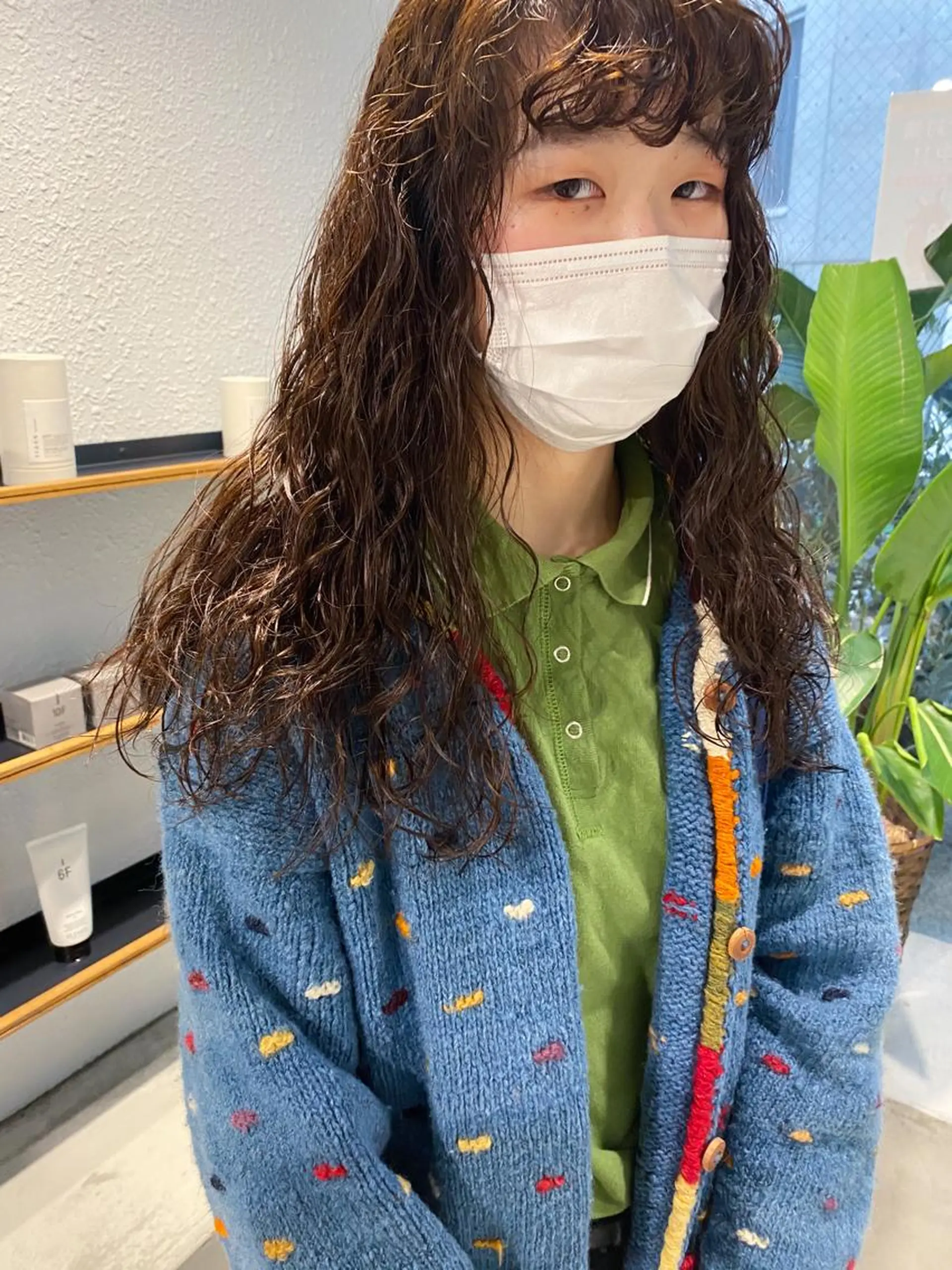 ロング カラー パーマ ヘアアレンジ キッズ パーマスタイル🔅 sayacaのヘアスタイル