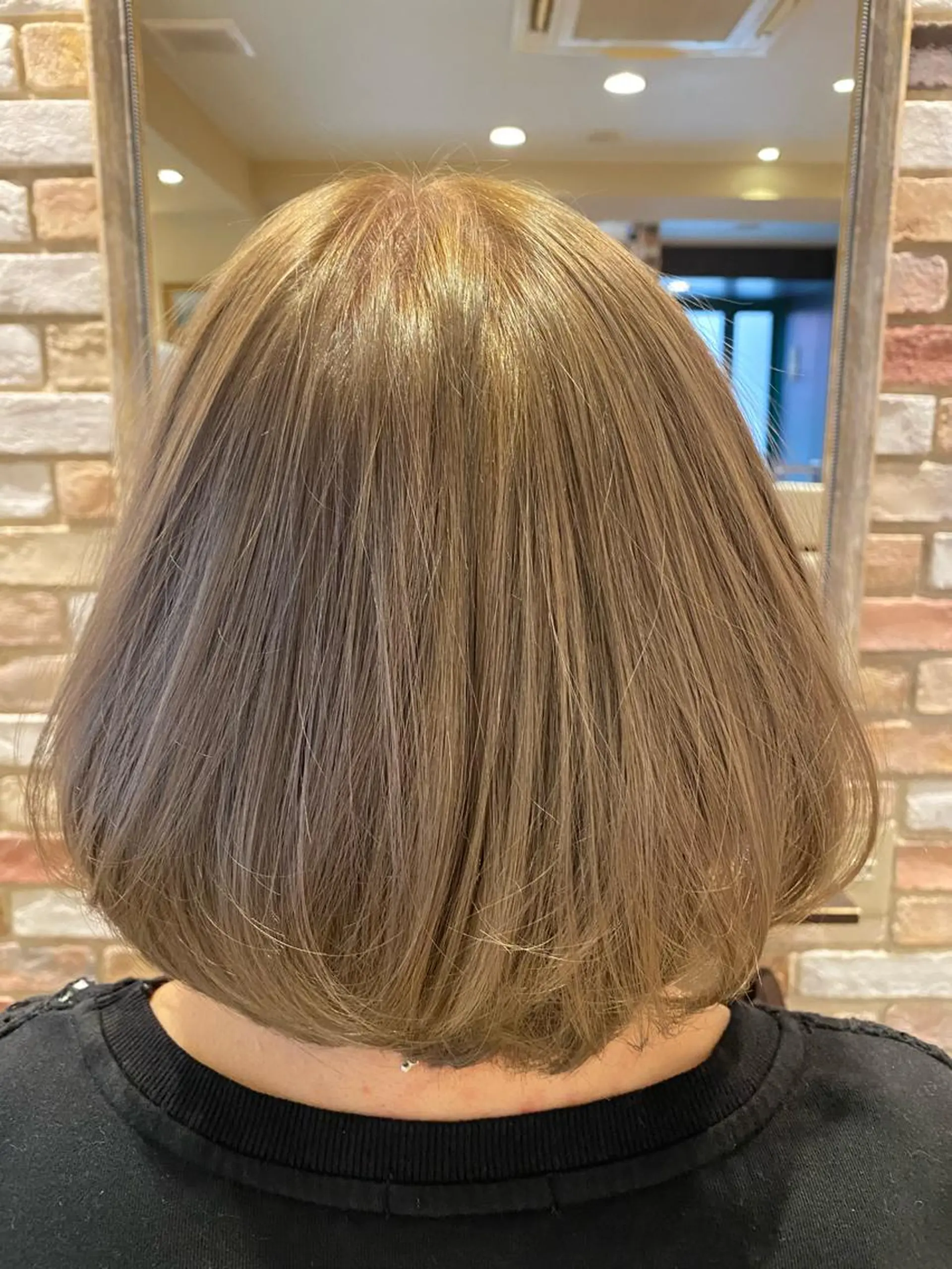 ミディアム カラー 三瓶 龍皇のヘアスタイル