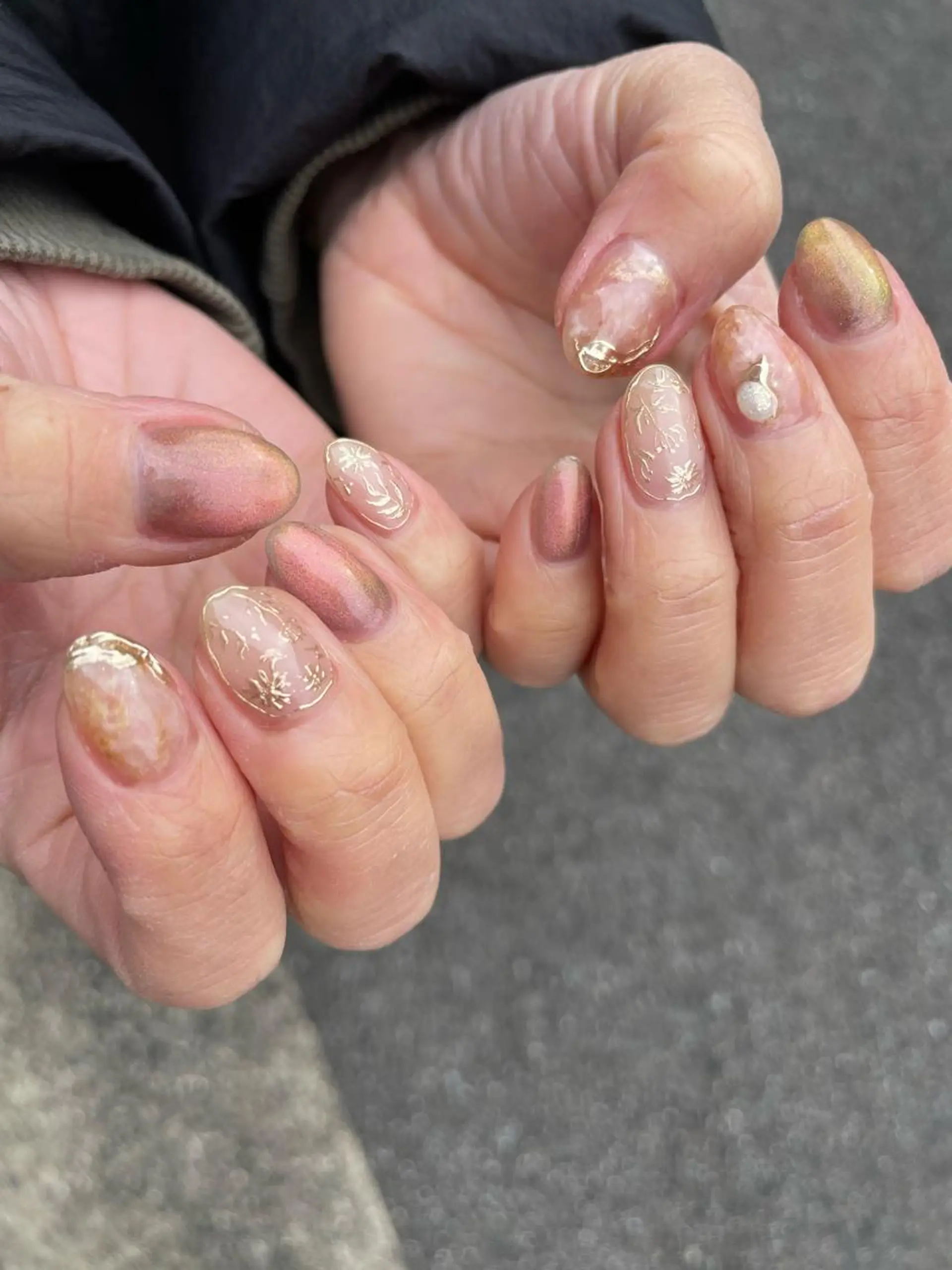 ネイル ハンドネイル 岩山 直子のネイルデザイン