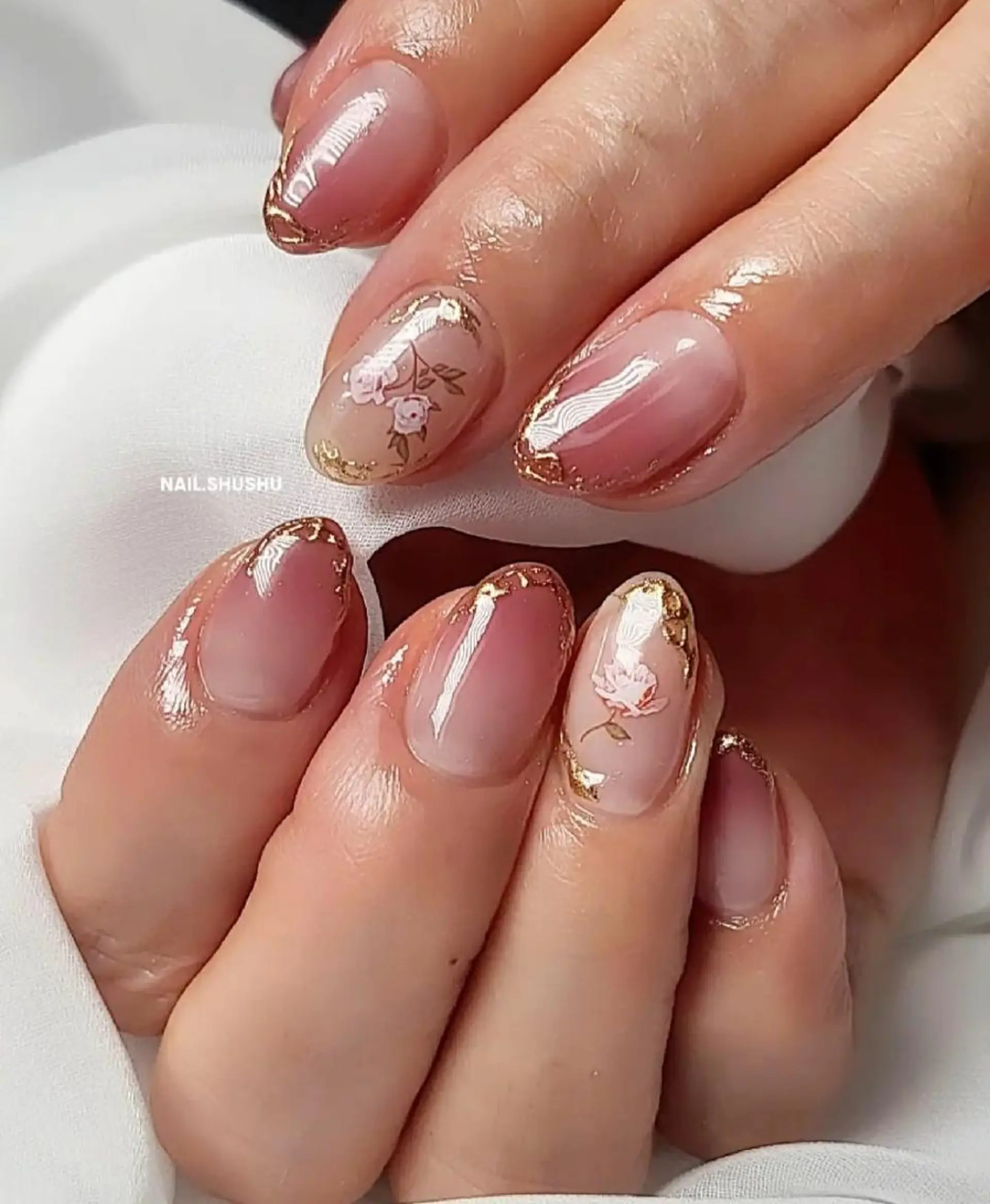 ネイル 持ち込み ニュアンスネイル ワンカラーネイル シンプルネイル 春ネイル 3dパーツ/流行り 👧shushu❤️のネイルデザイン