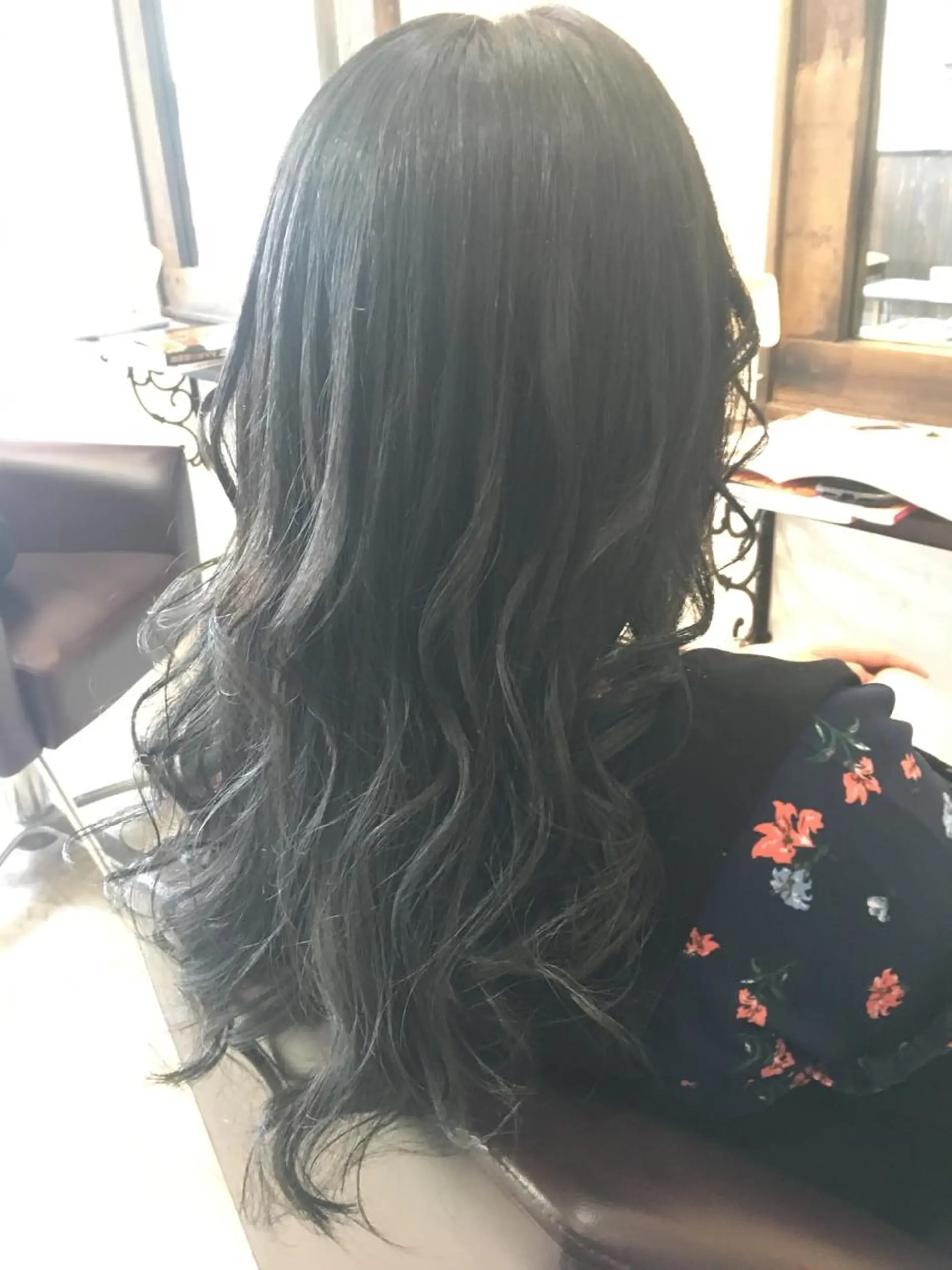 ロング 松本 亮のヘアスタイル