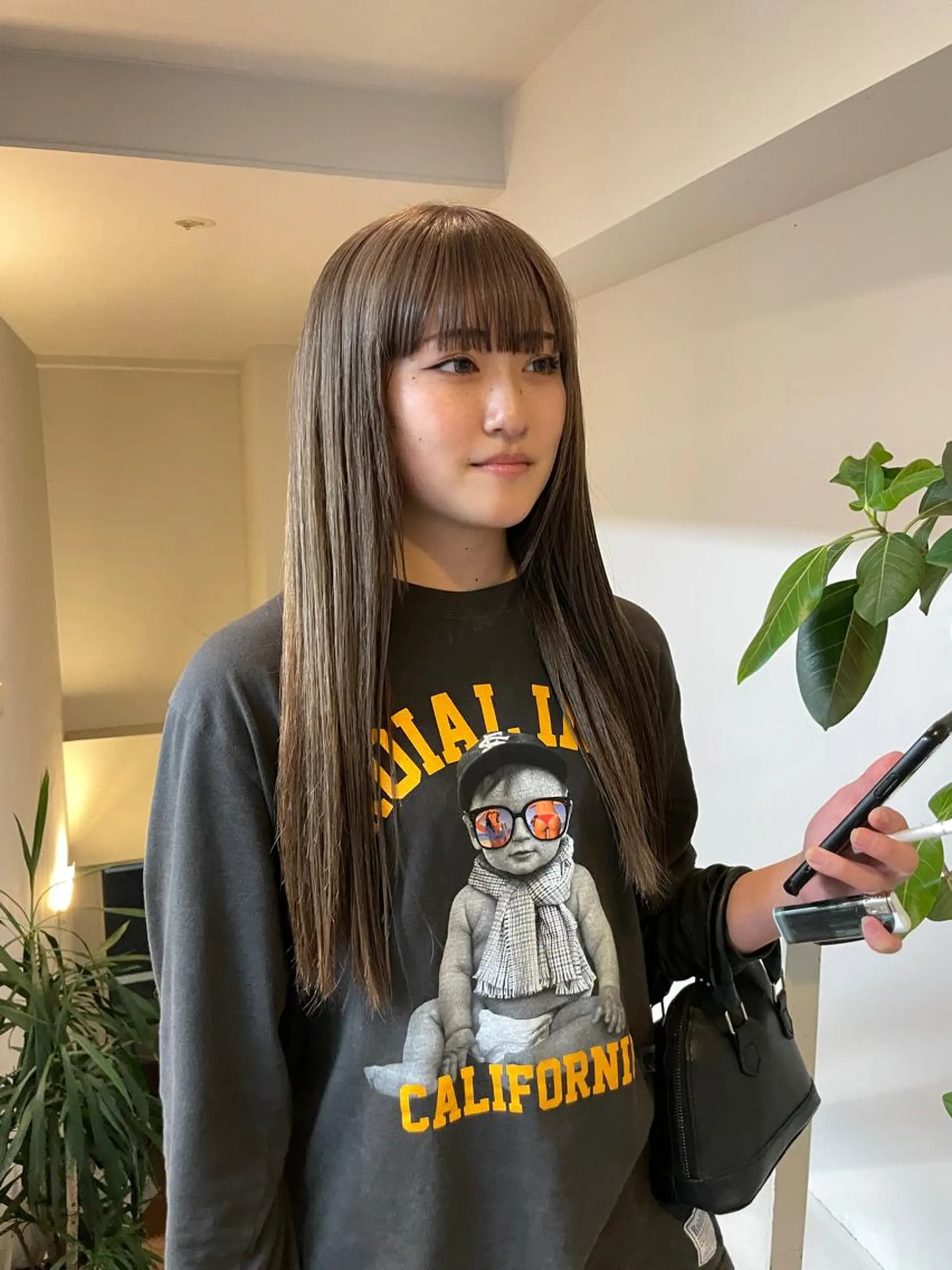 ロング カラー ベージュカラー ブラウンカラー ブラウンベージュ カットモデル募集 /RIOのヘアスタイル