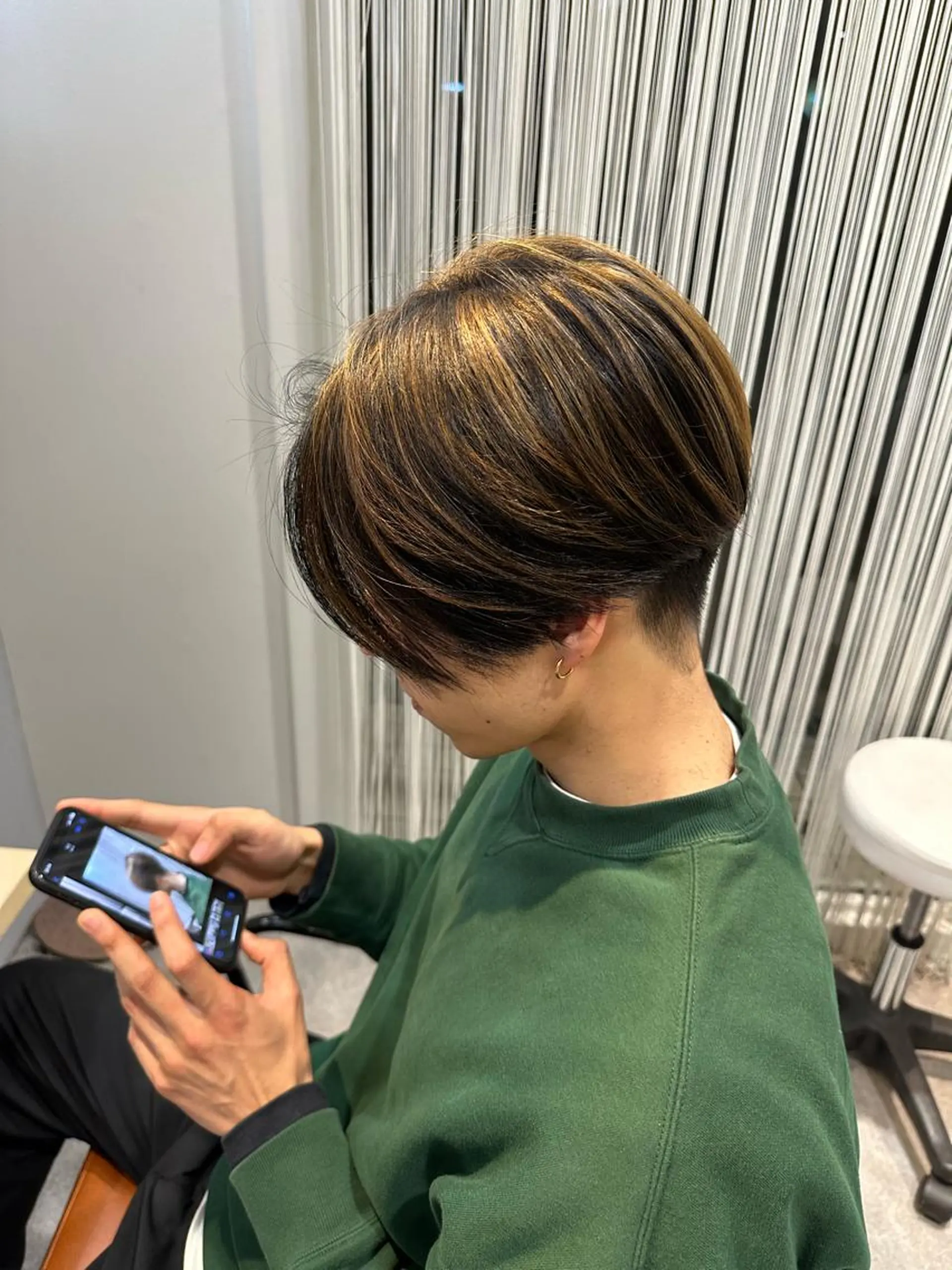 メンズ メンズブリーチ Sakura .のヘアスタイル