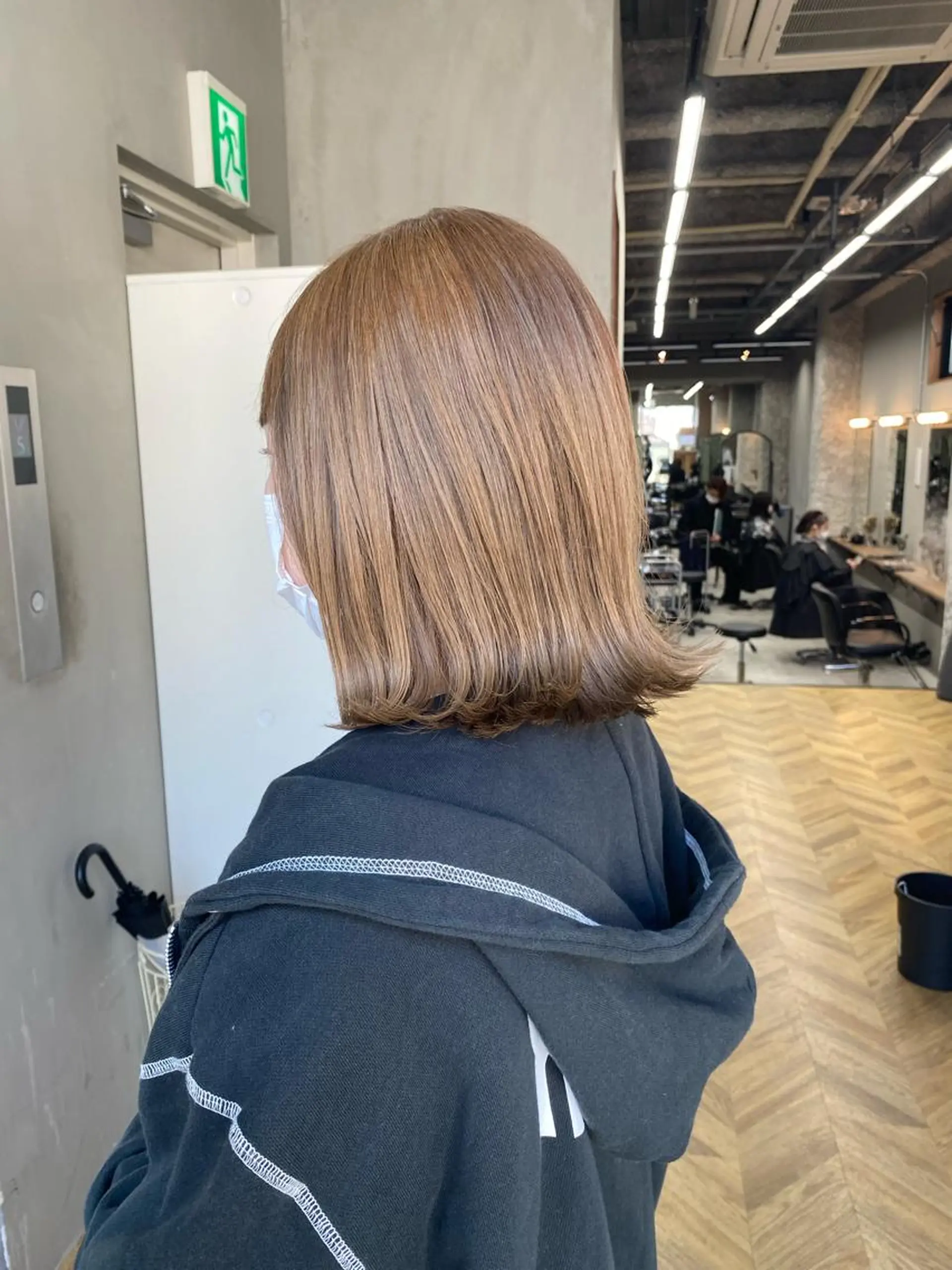 ミディアム ANGELICA 吉川智昭のヘアスタイル