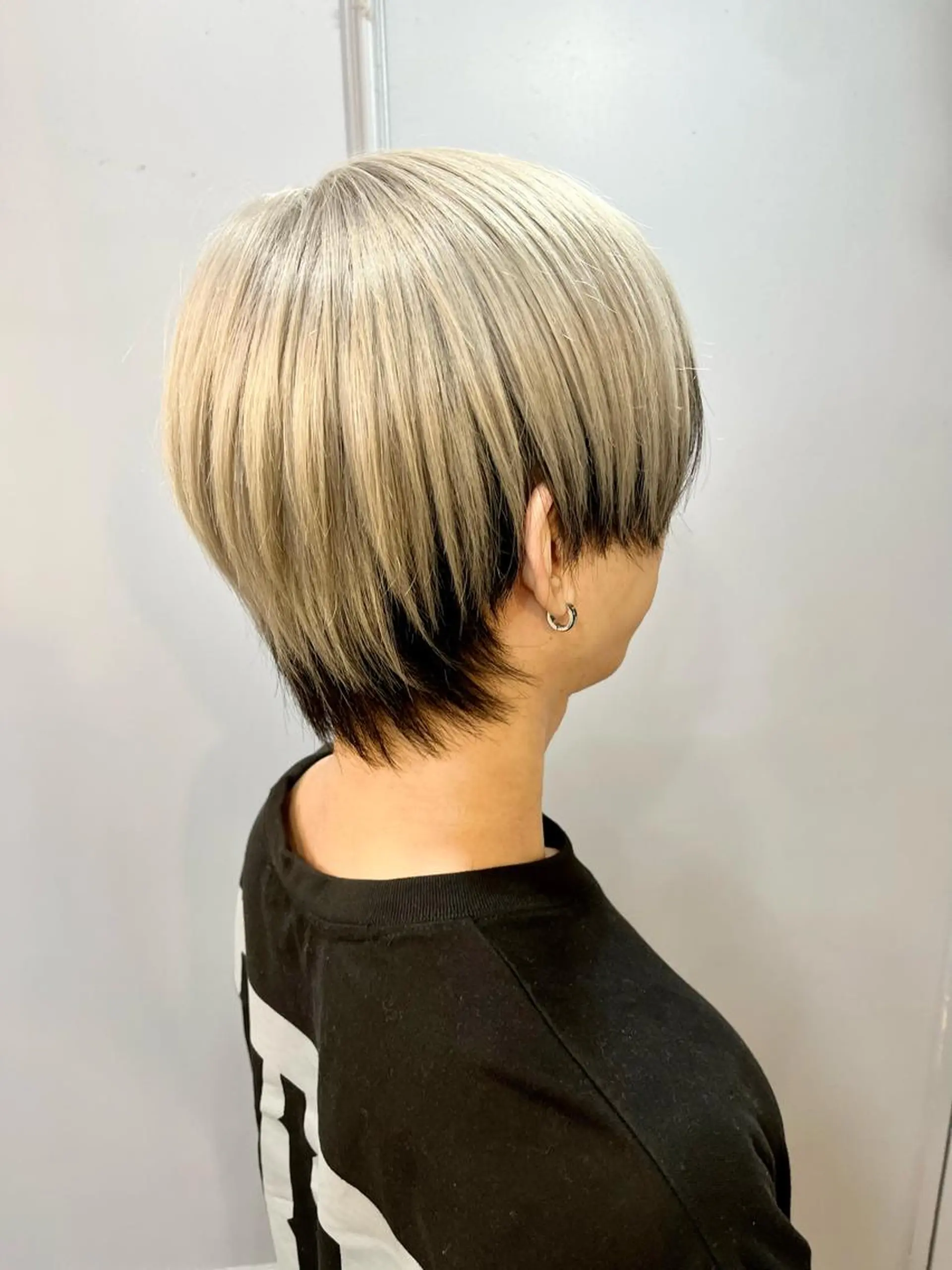 ショート カラー メンズ メンズブリーチ 黒髪 ブリーチ 美髪矯正・髪質改善 【中村吉孝】のヘアスタイル