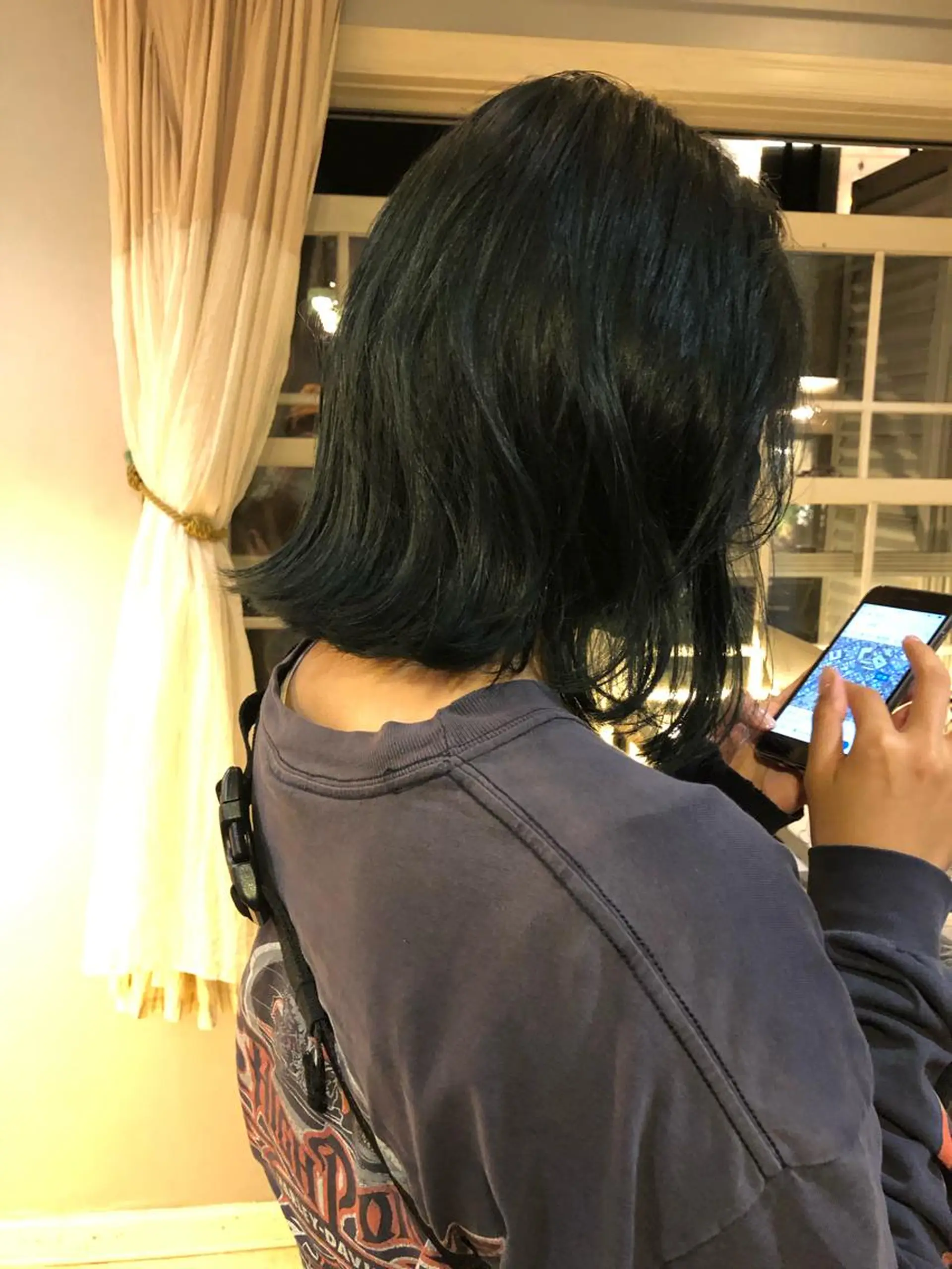 ミディアム カラー eri kinjoのヘアスタイル