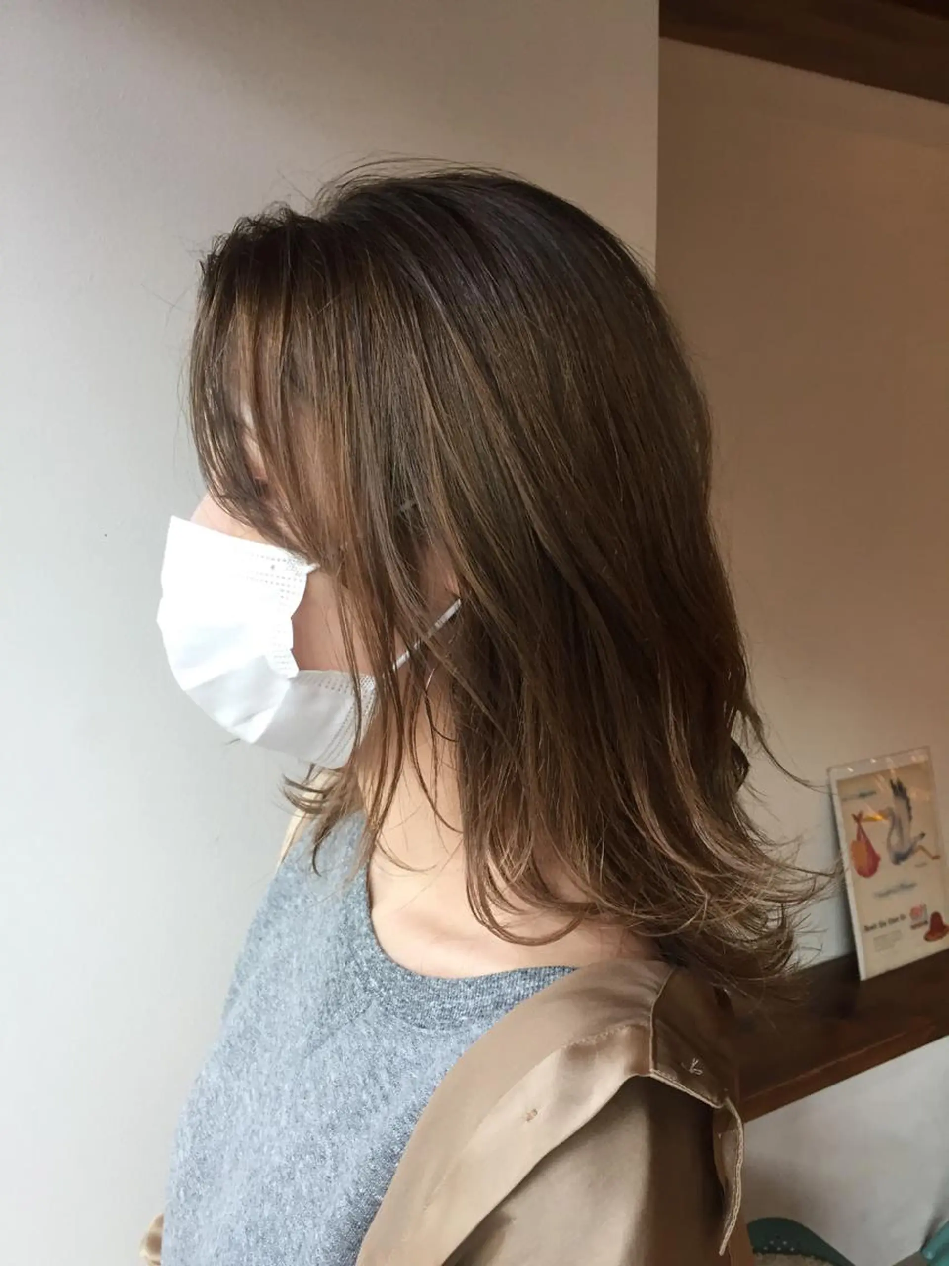 ミディアム ヘアカラー トリートメント ヘアセット 💘透明感カラー💘 沖本 将宏のヘアスタイル