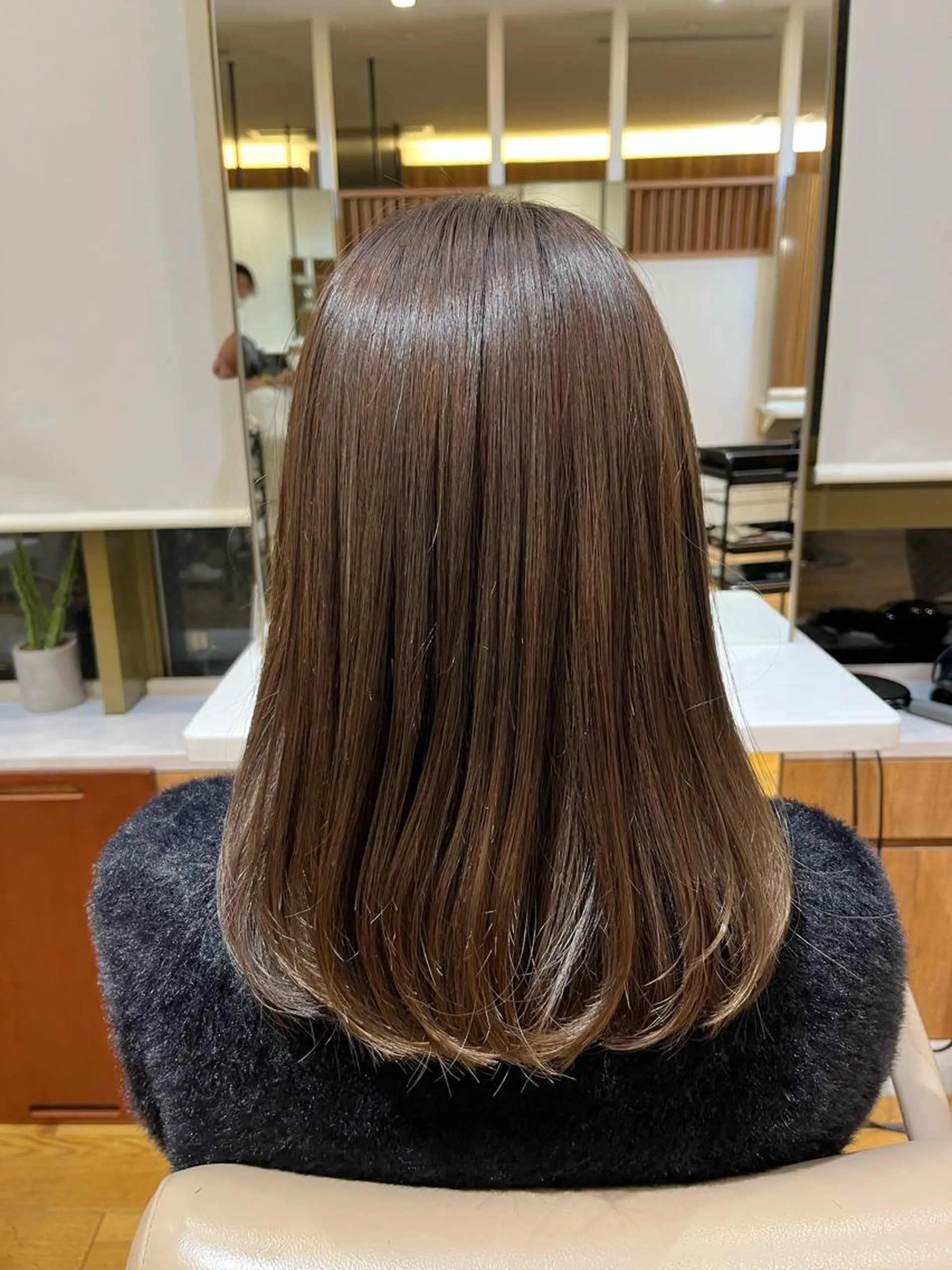 セミロング パーマ 門崎未依/レイヤー/ メンズカット🪿🌼のヘアスタイル