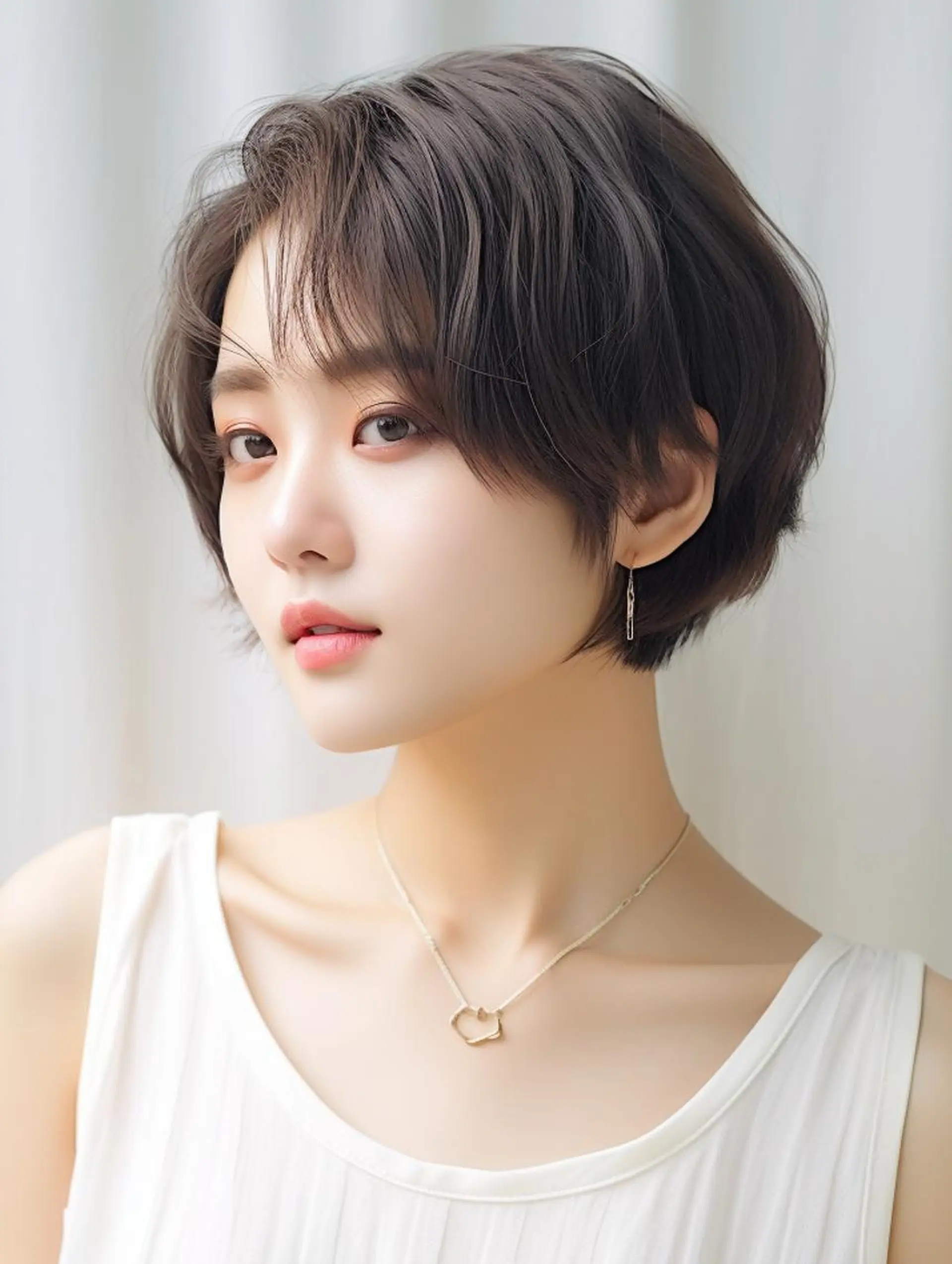 セミロング カラー 表参道/さあ や/大人ナチュラルのヘアスタイル