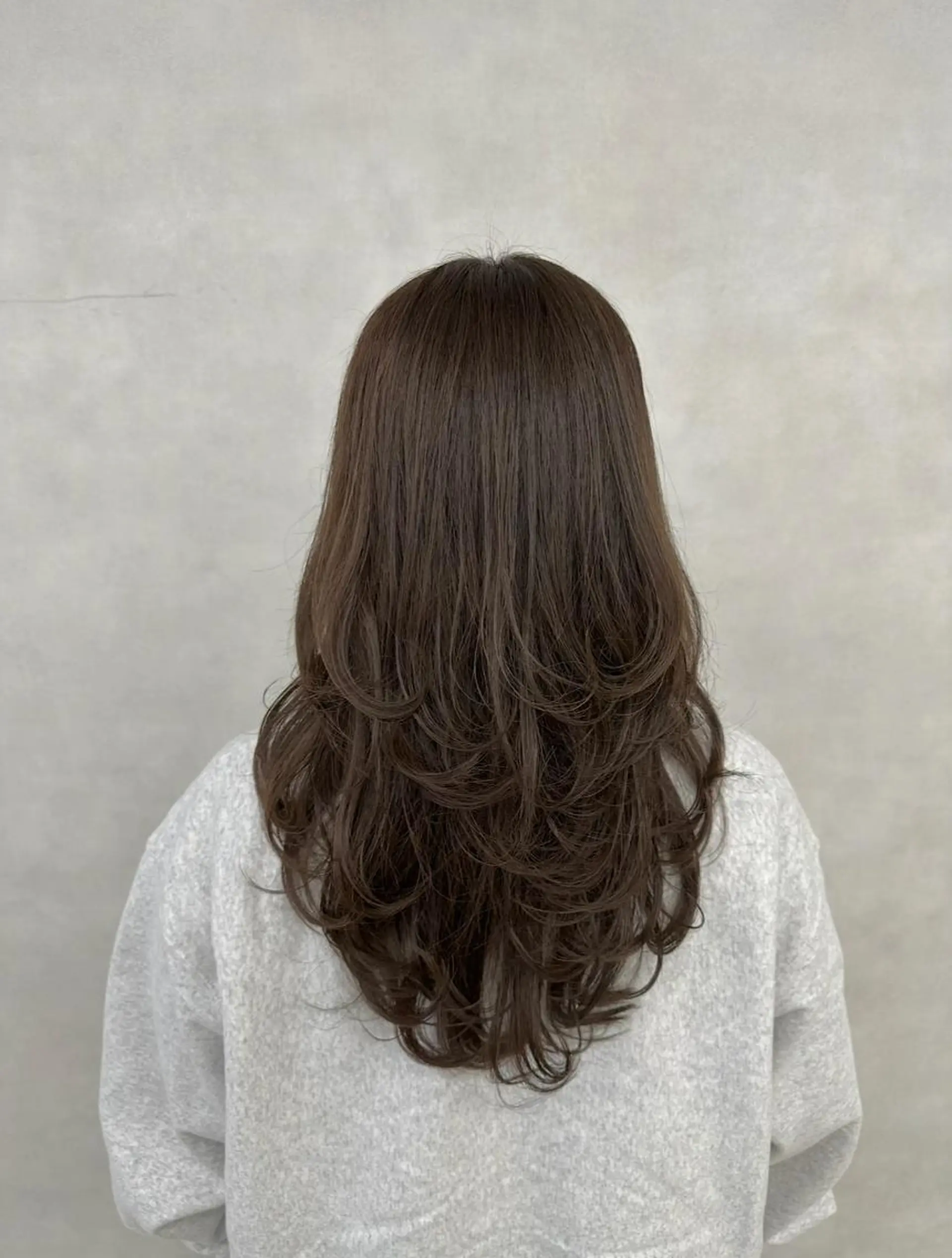 ロング カラー ヘアアレンジ ブリーチ 透明感カラー ダブルカラー ブリーチなしカラー 顔まわりレイヤー 大人レイヤー& 透明感カラー💄のヘアスタイル