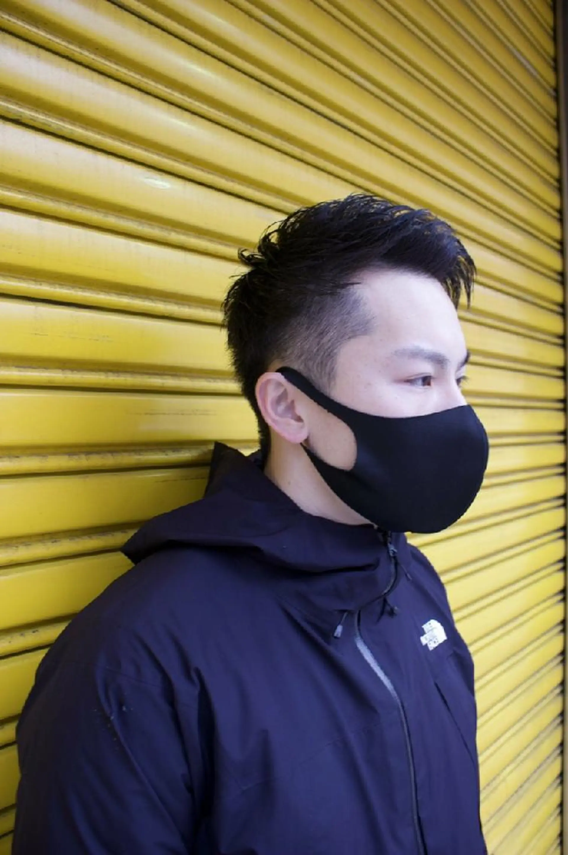 ショート メンズ ヘアアレンジ パーマ barber shopのヘアスタイル