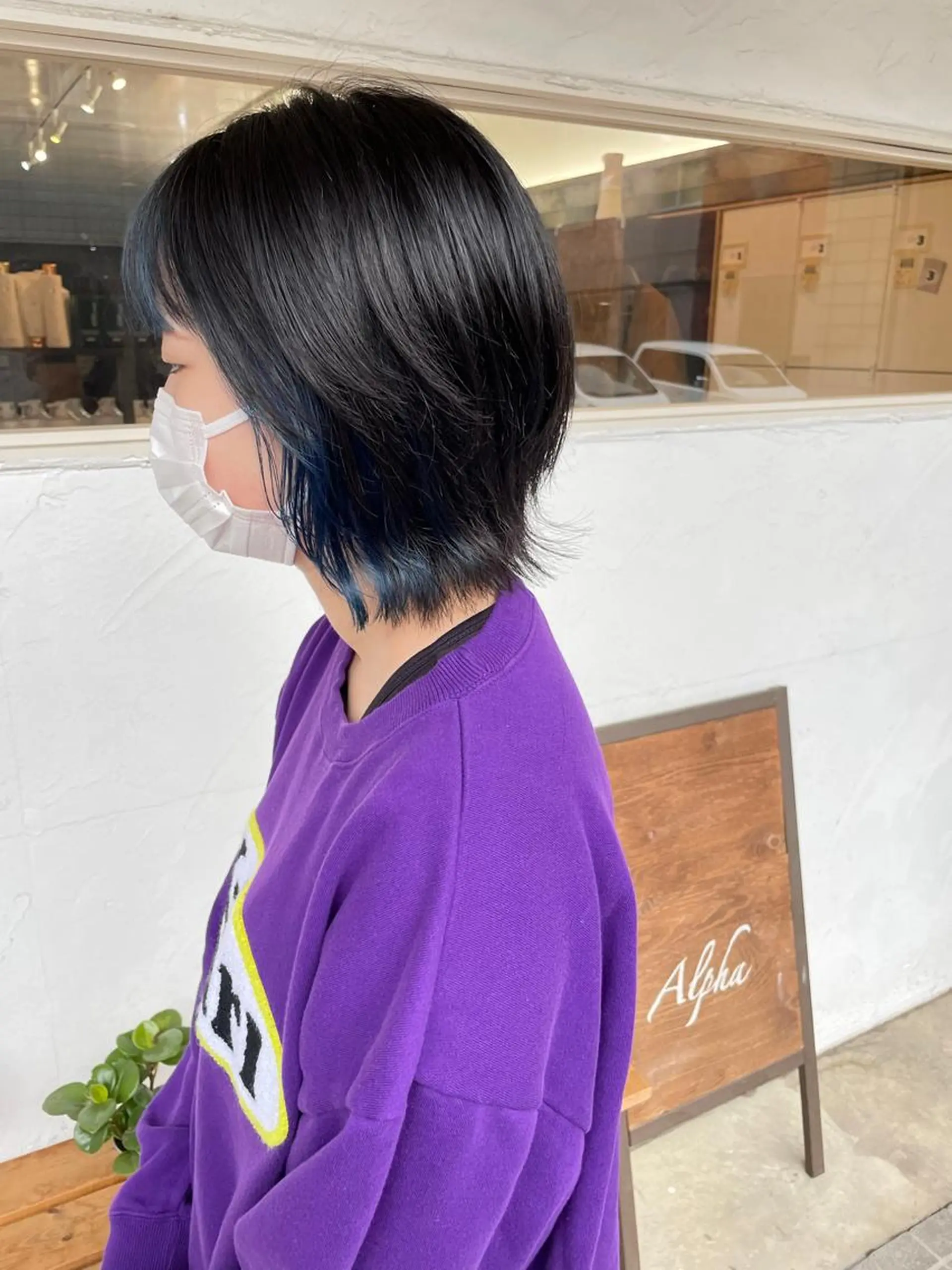 ショート ミストバング ウルフカット 正分 真美のヘアスタイル