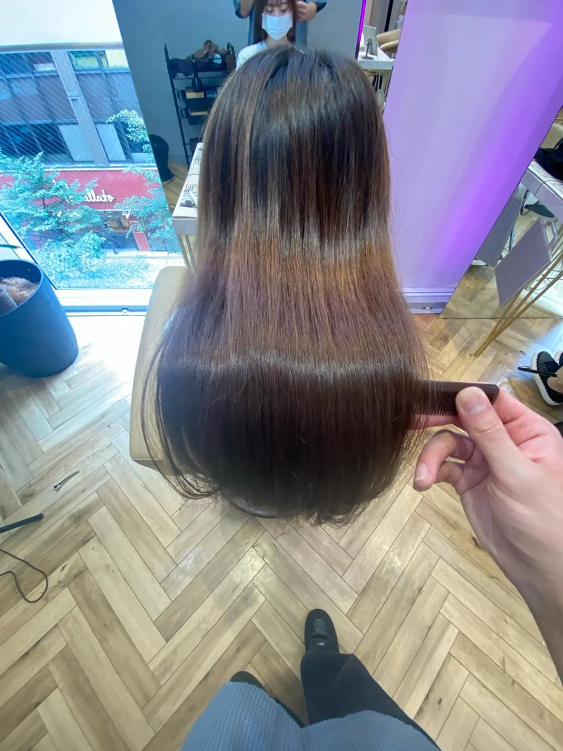 ボブ／レイヤー／髪質 改善/縮毛矯正／銀座のヘアスタイル