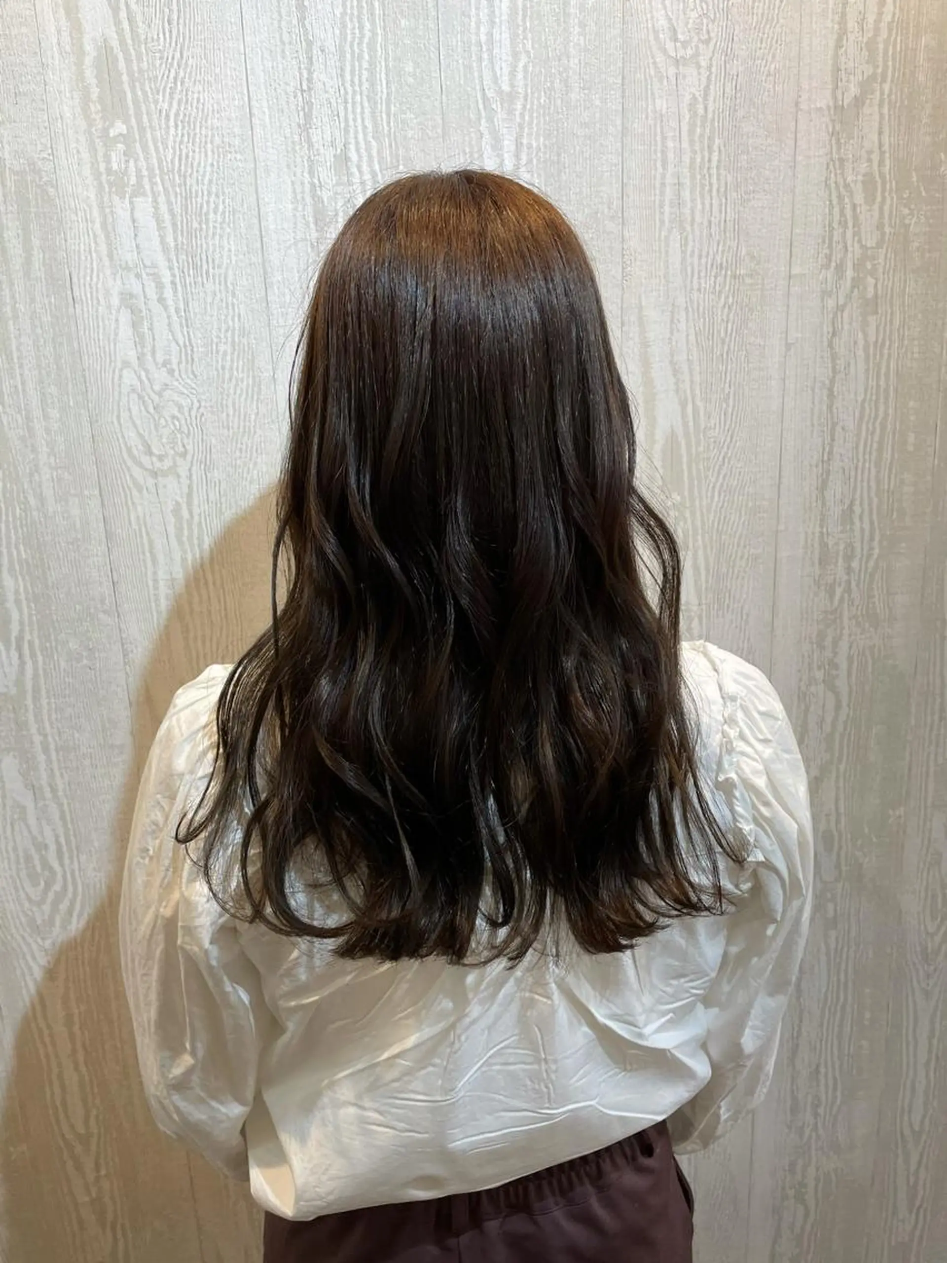 セミロング カラー パーマ カット トリートメント TELA HAIR 守谷のヘアスタイル