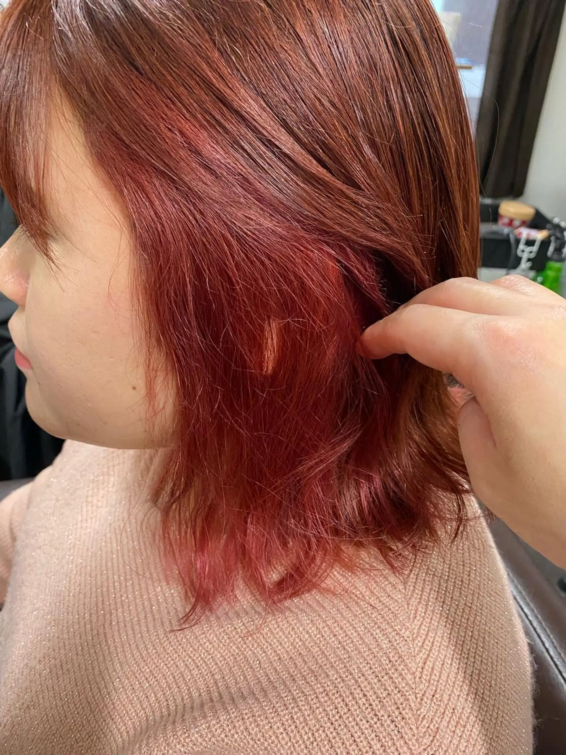 ミディアム カラー 森田 滉平のヘアスタイル
