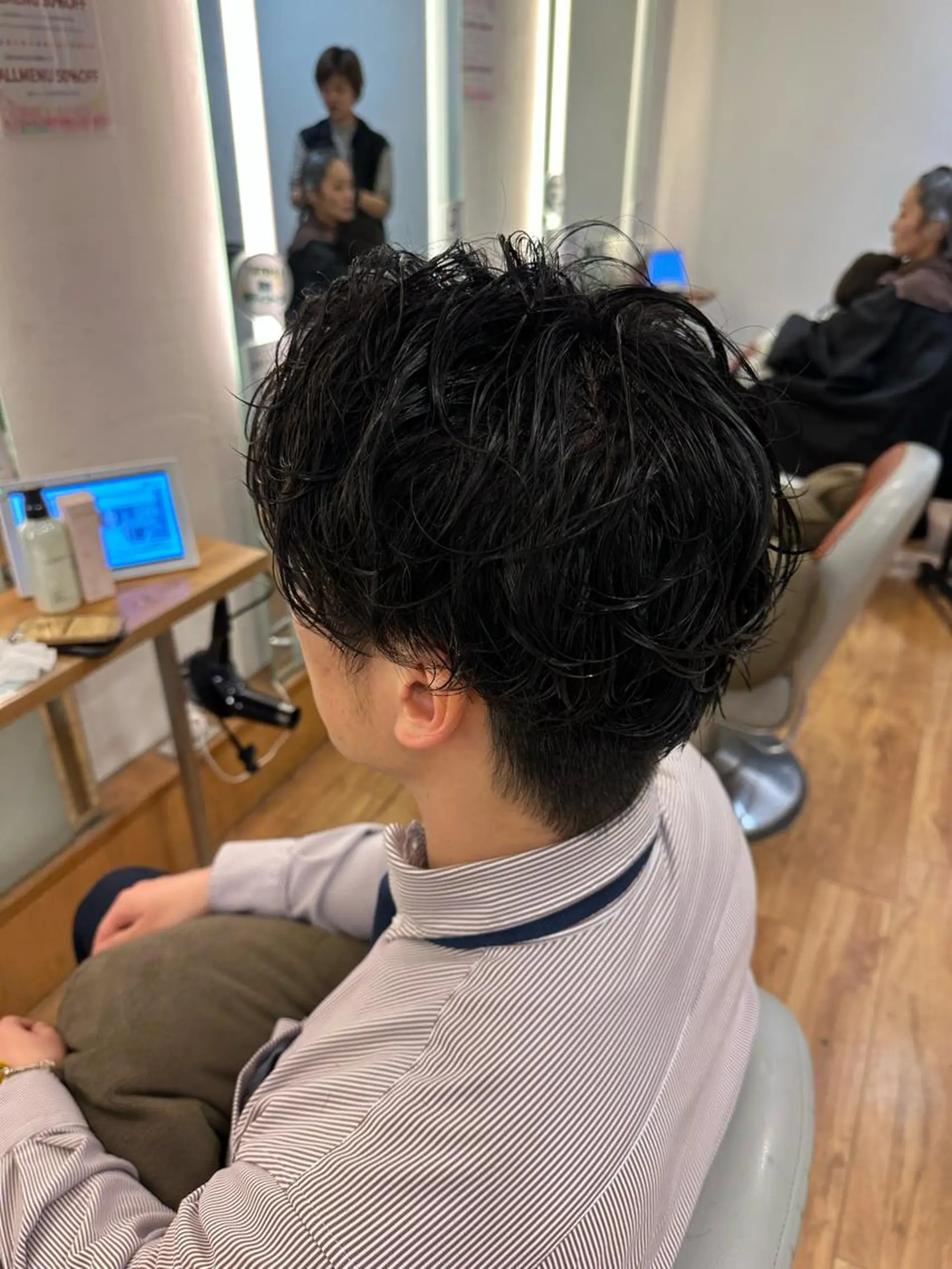 パーマ メンズ パーマ エクステ/ハイトーン /レイヤーカットのヘアスタイル