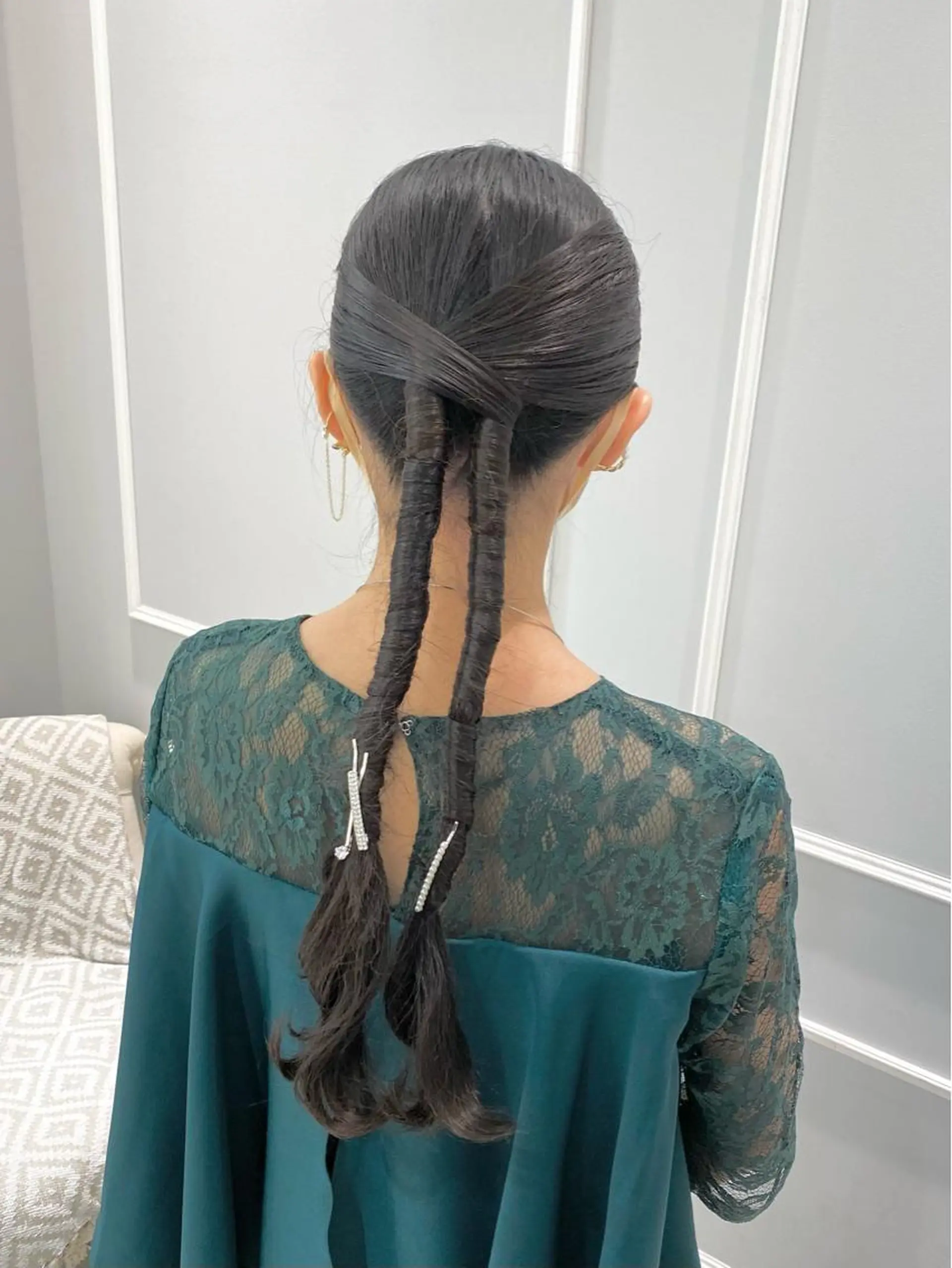 ヘアアレンジ 似合わせ艶髪カラー ❤️ハダユミのヘアスタイル