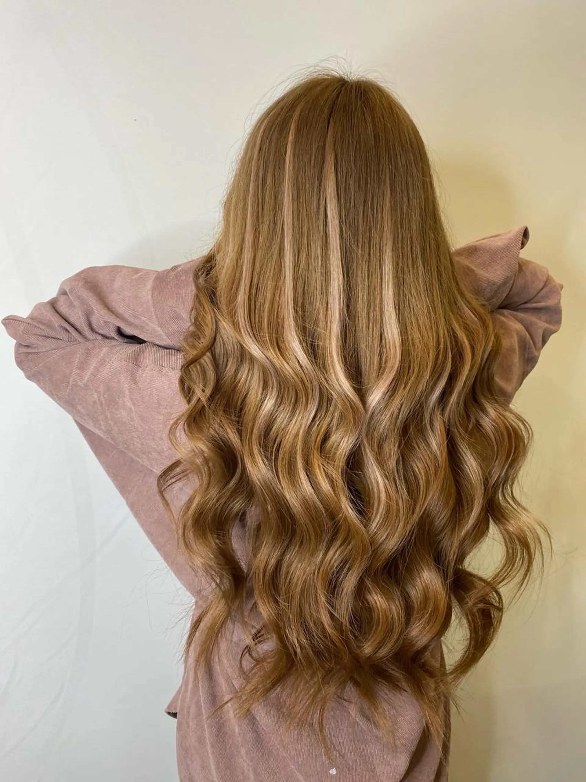 ロング エクステ ヘアカラー エクステ プルエク/clana ♡marinのヘアスタイル