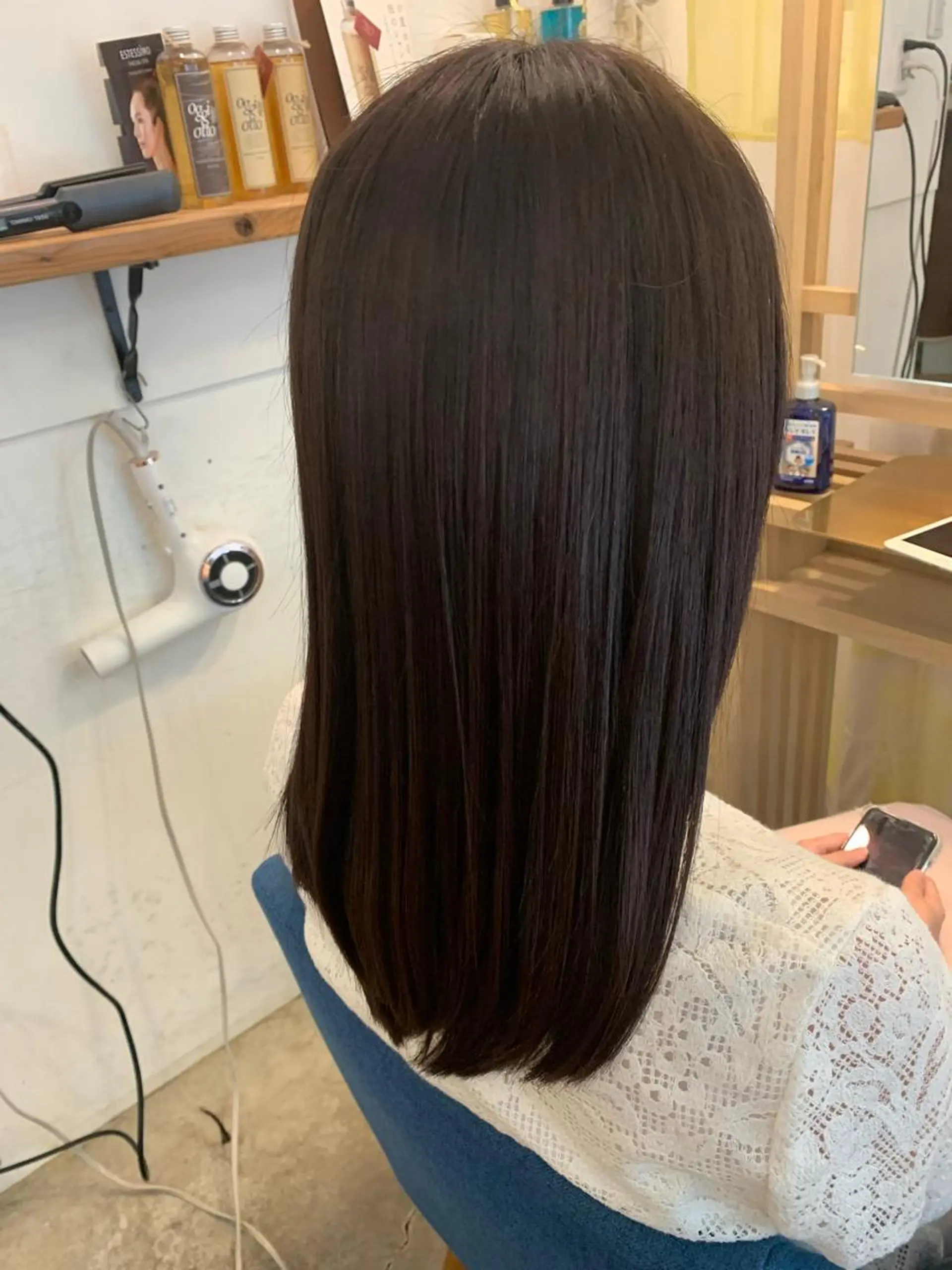 ロング カラー 【髪質改善】【美髪】 【ツヤ髪】ほしのちりのヘアスタイル