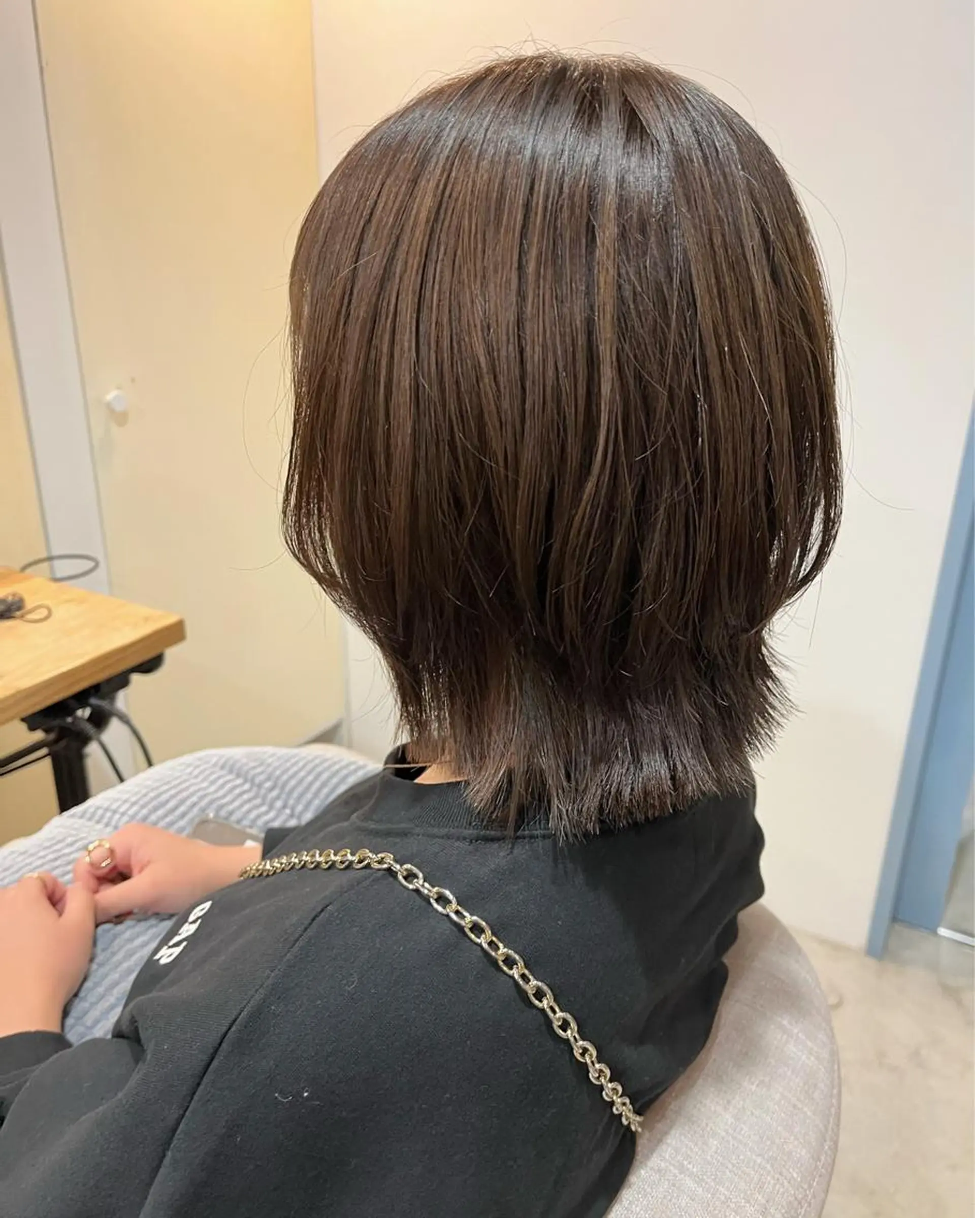 ミディアム YURI🐏脱縮毛× くせ毛活かすスタイルのヘアスタイル