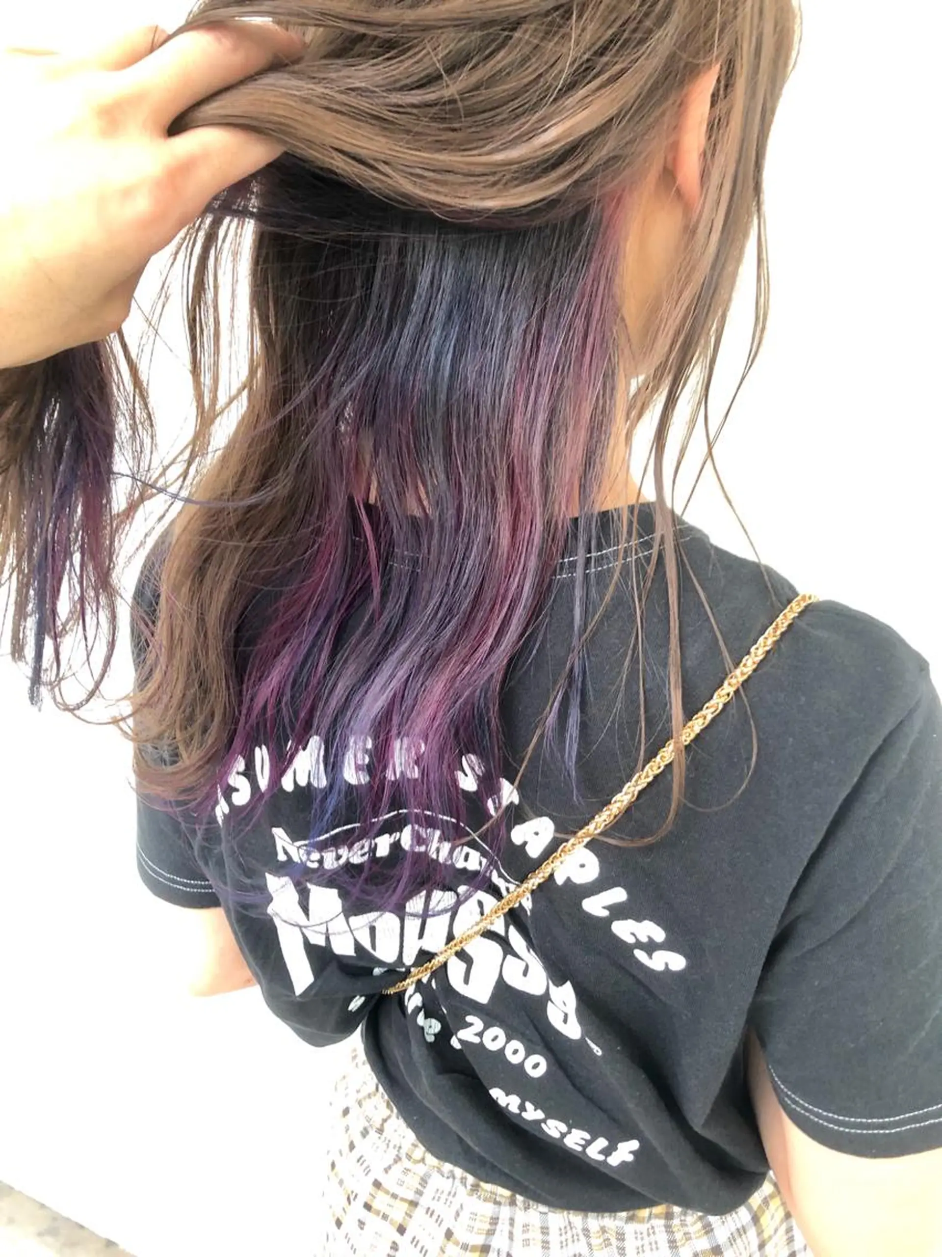 セミロング カラー 東條 克義のヘアスタイル