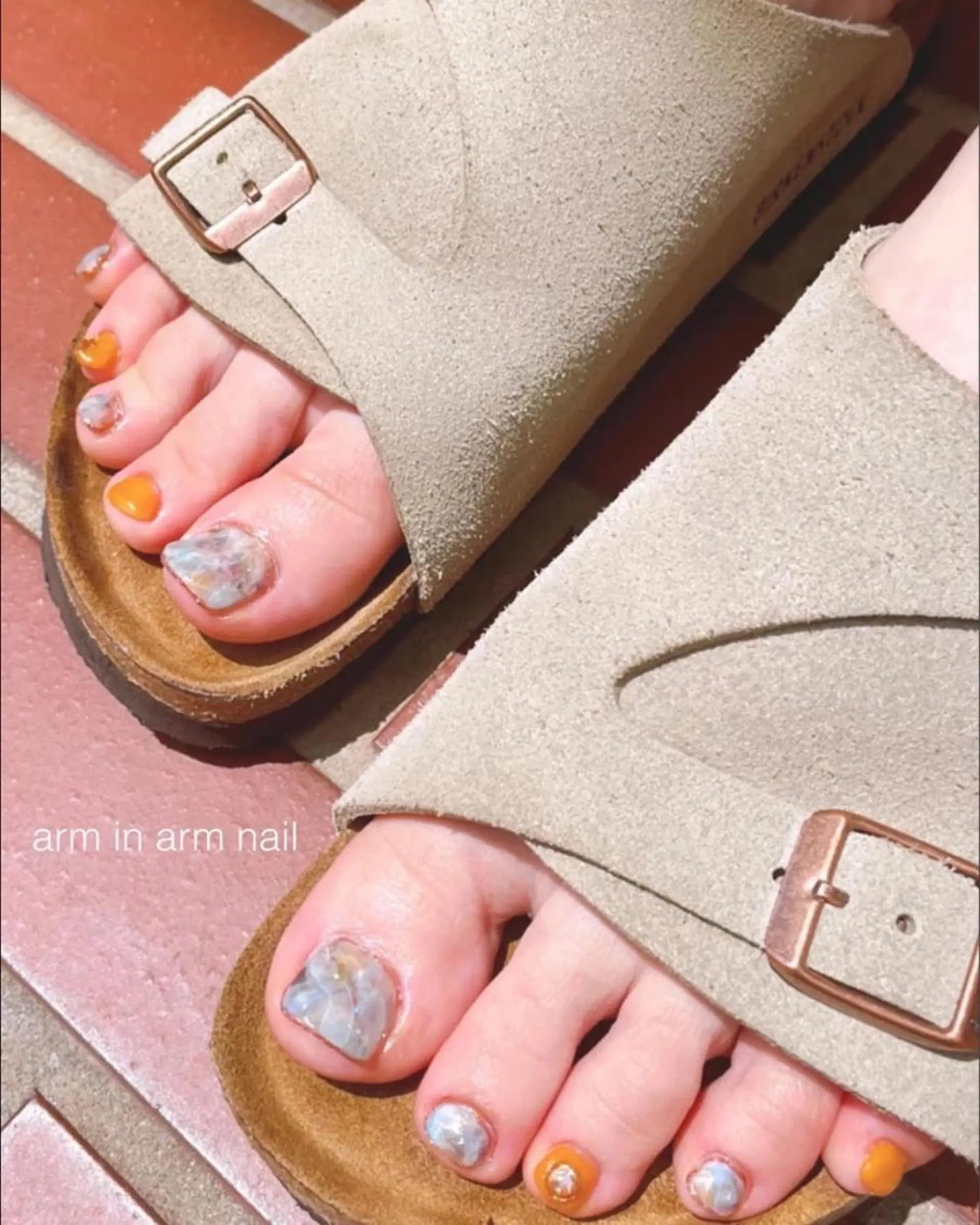 ネイル arm in arm ︎✿Yamamotoのマツエク・マツパデザイン