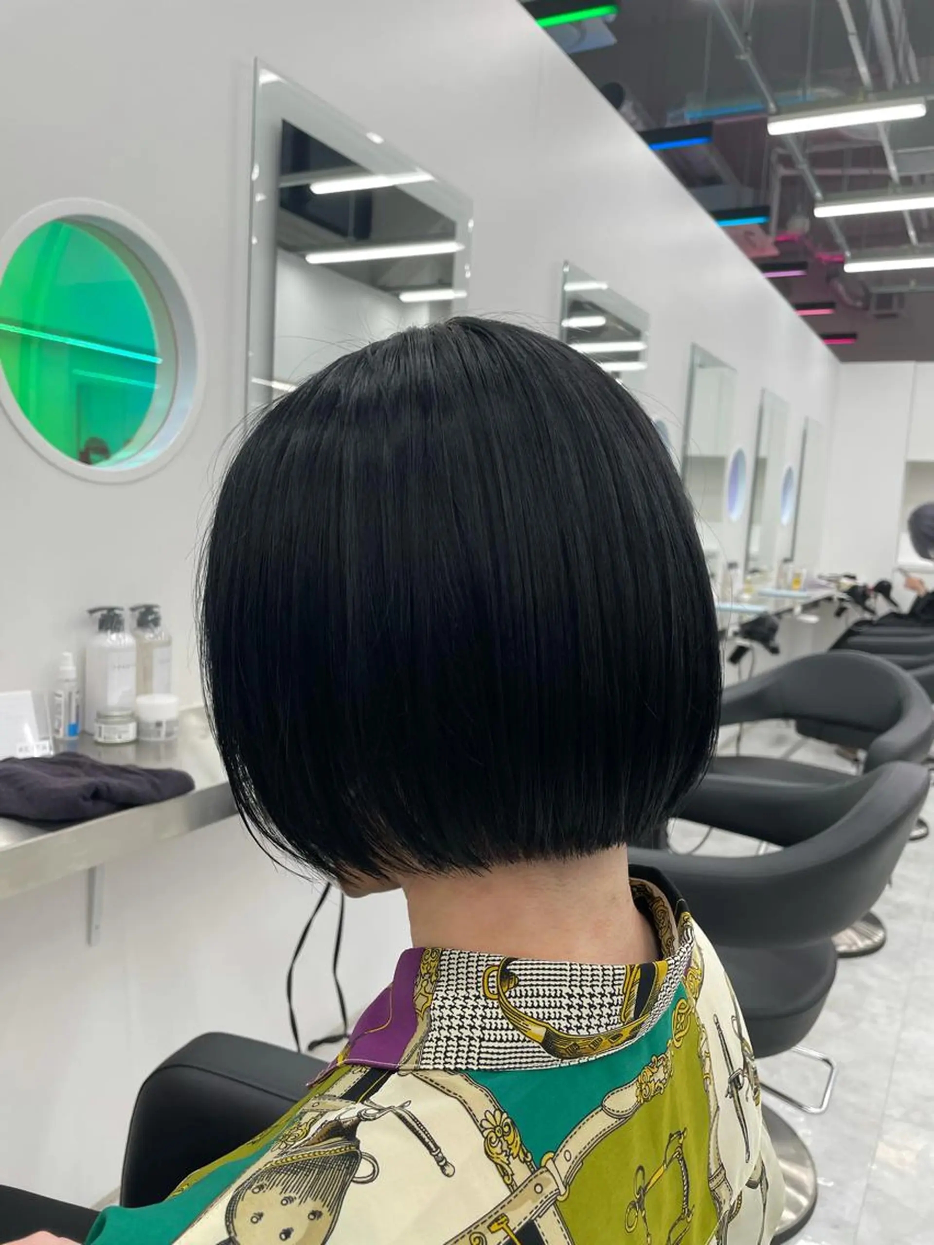 ショート カラー ヘアアレンジ 縮毛矯正/髪質改善/ ブリーチ毛/木元渓太のヘアスタイル