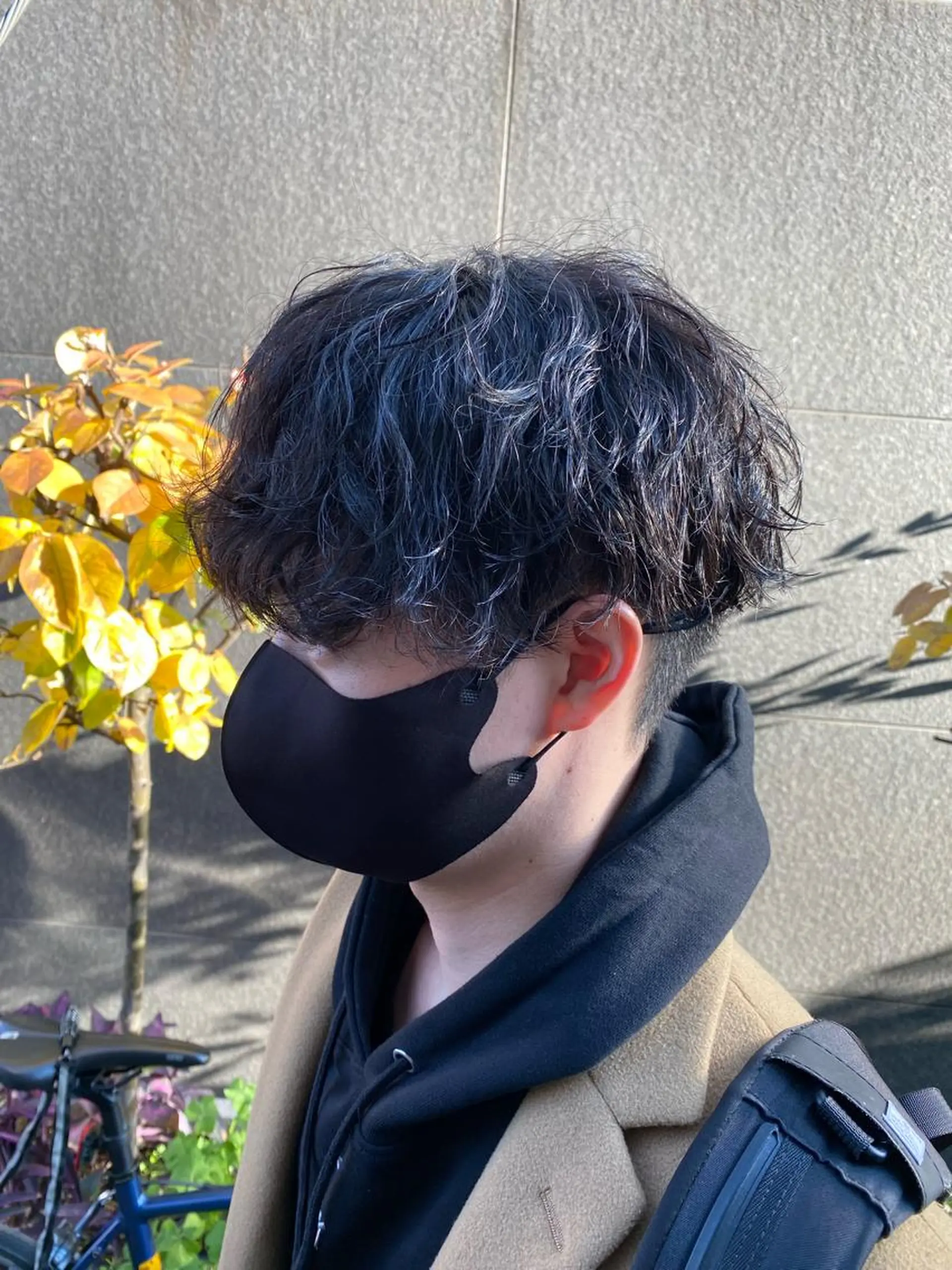 パーマ メンズ カット パーマ ヘアセット メンズブリーチカラー /パーマ ごーた立川のヘアスタイル