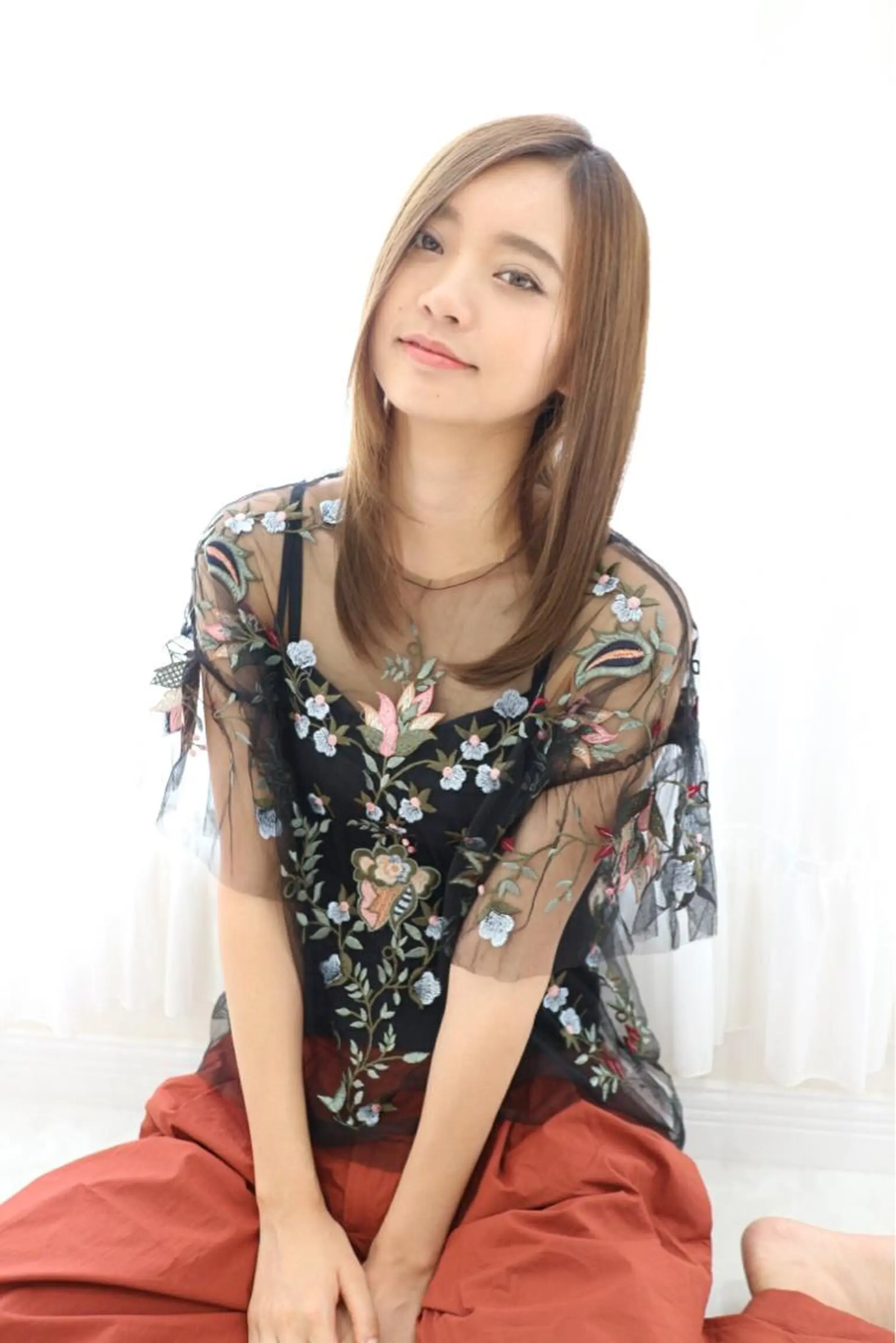 セミロング カット ヘアカラー トリートメント Reve Resort池袋のヘアスタイル