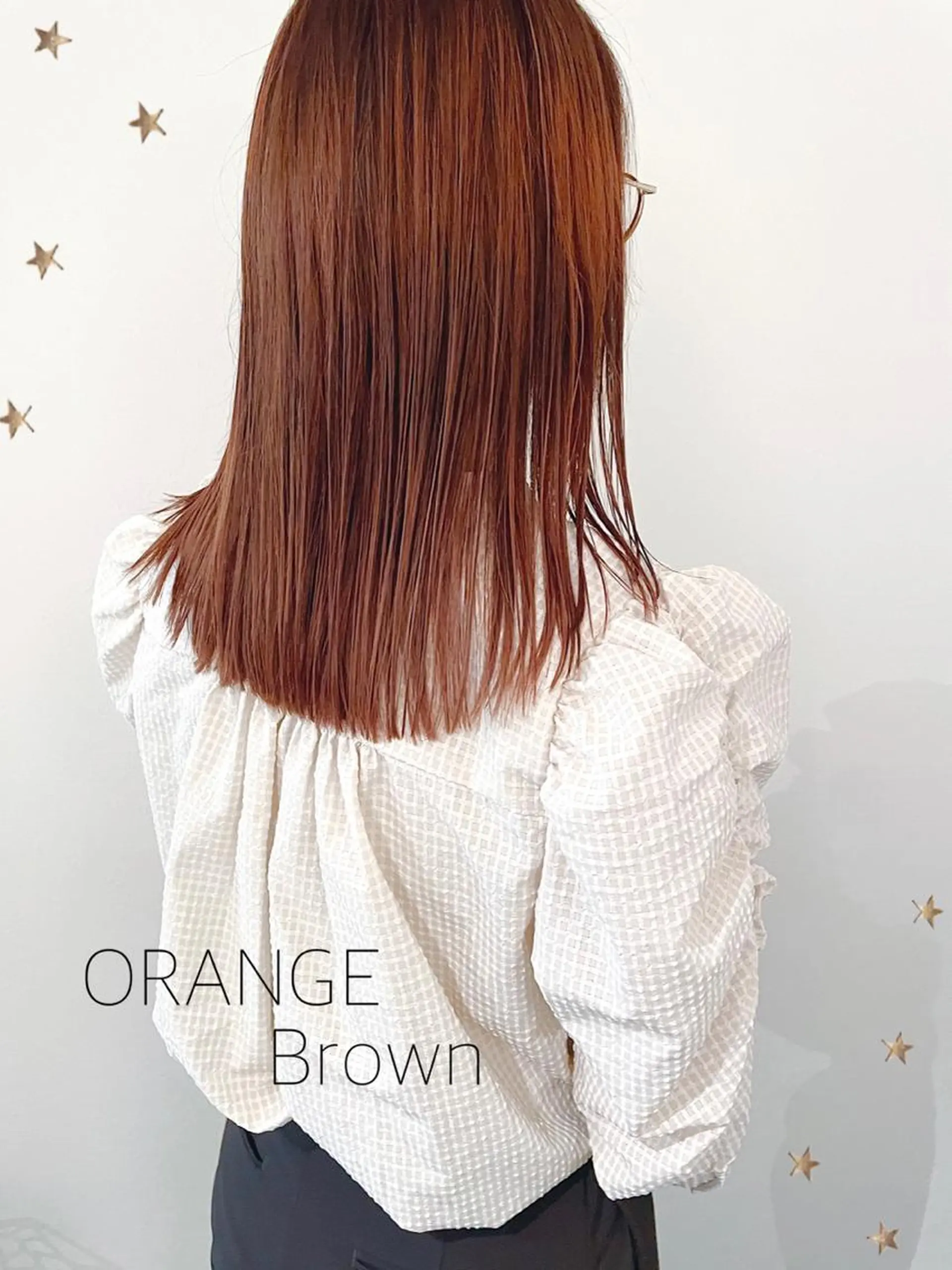 セミロング カラー カット ヘアカラー 市川 千夏のヘアスタイル
