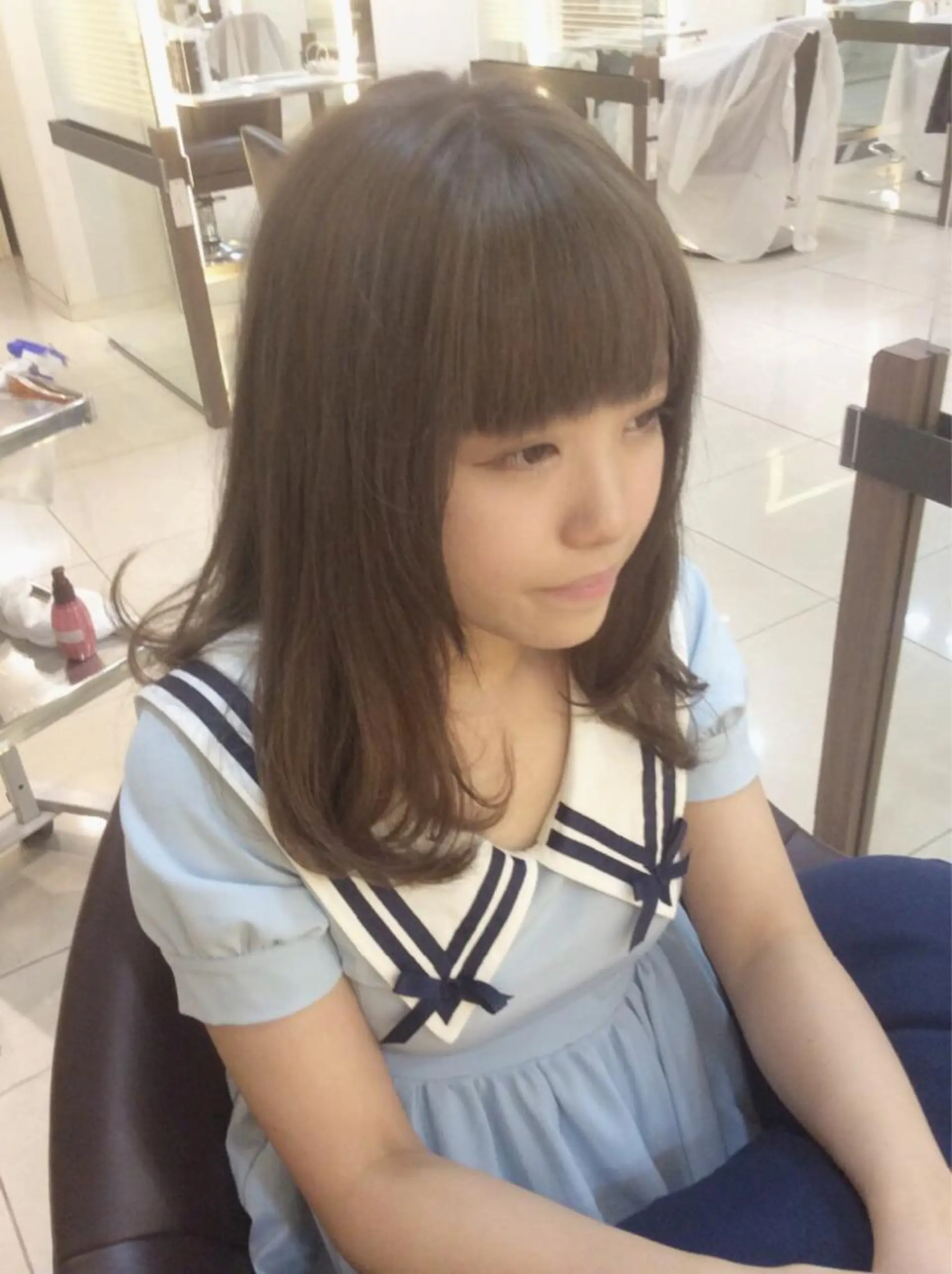 ミディアム セミロング カラー アッシュ ダブルカラー 似合わせ／代表 髪質改善/山田将大のヘアスタイル