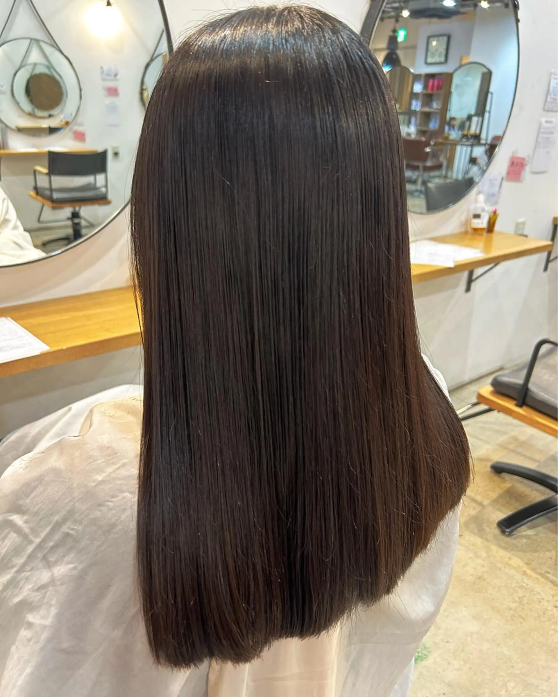 セミロング パーマ カット ヘアカラー パーマ 縮毛矯正 トリートメント 艶髪/髪質改善 yukaのヘアスタイル