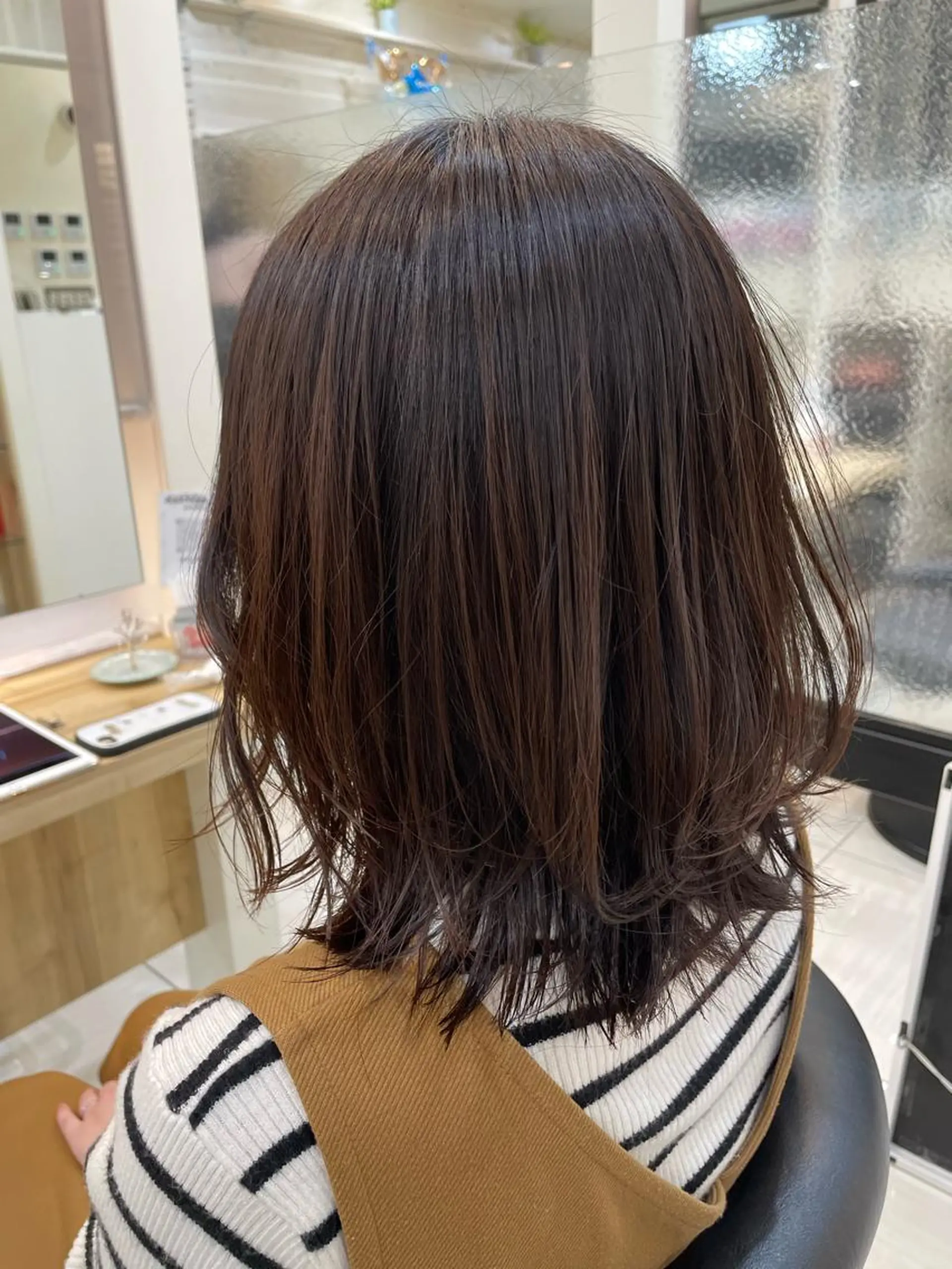 ミディアム 外ハネヘア 田野倉NEXT店 美髪ニストのヘアスタイル